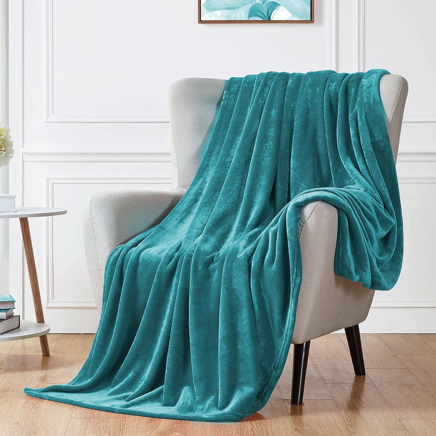 Manta de forro Walensee de felpa, ligera, de microfibra súper suave, para sofá, cama, ultralujosa, cálida y acogedora para todas las estaciones