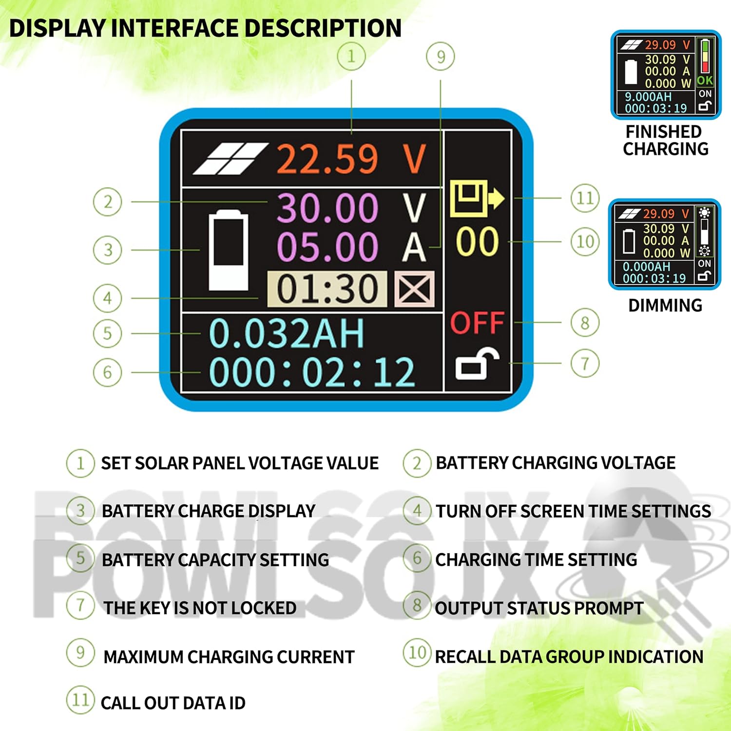 MPT-7210A 24V36V48V60V72V MPPT Cargador de Batería Solar Panel Controlador de Carga Digital 10A Módulo de Voltaje de Aumento