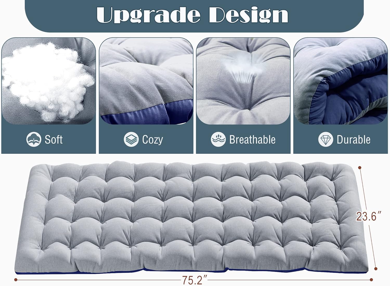 ABORON Silla de sala de estar, silla portátil resistente para dormitorio, sillas interiores ajustables para relajar la siesta