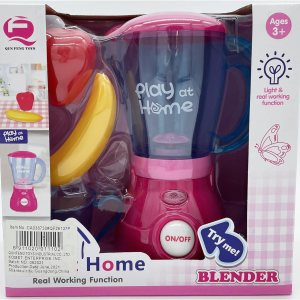 RBN Play at Home First Kitchen Appliances Toy – Juego de cocina gourmet para niños con luces y sonidos (licuadora de jugo), color rosa RBN Play at Home First Kitchen Appliances Toy – Juego de cocina gourmet para niños con luces y sonidos (licuadora de jugo), color rosa