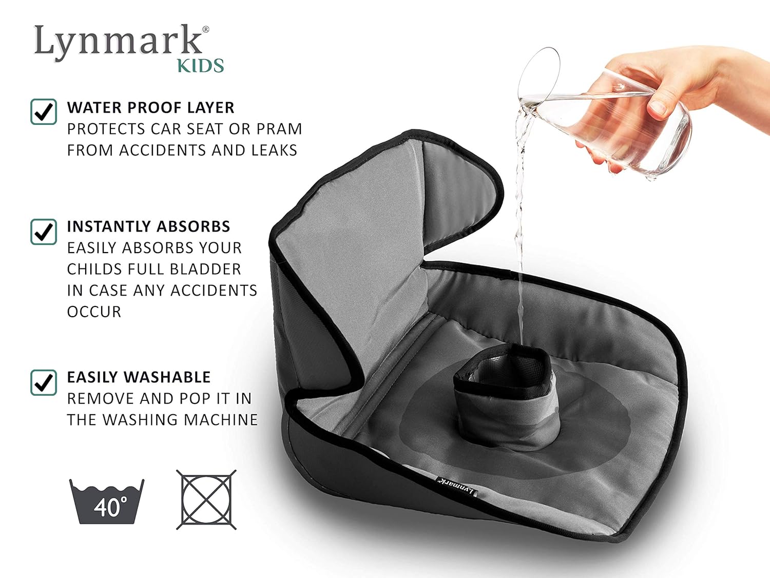 Protector de asiento de automóvil para entrenamiento de orinal  Funda de almohadilla para píddle contra migas, derrames, fugas de pañales y