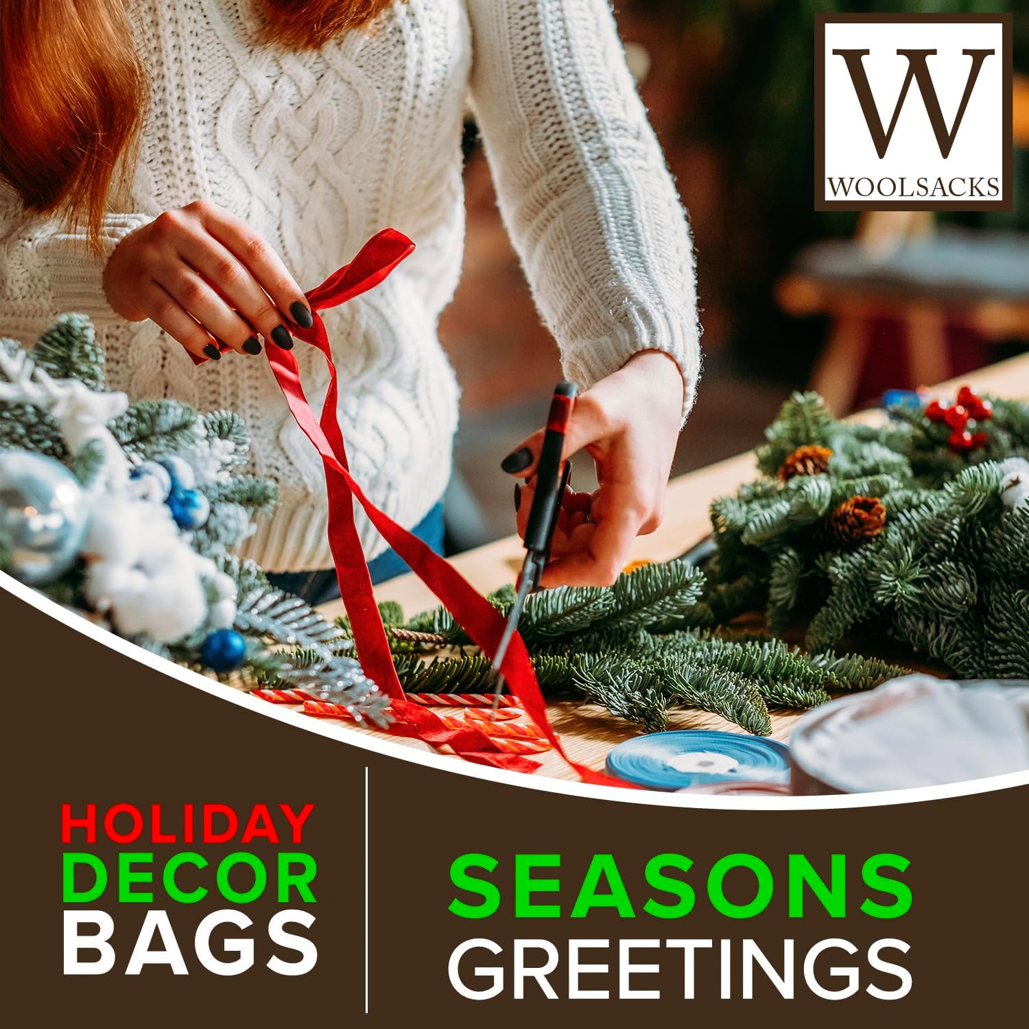Bolsas de Navidad de arpillera  Sacos de arpillera en blanco para manualidades navideñas y decoración navideña de granja  9 x 14 pulgadas  Fabricado