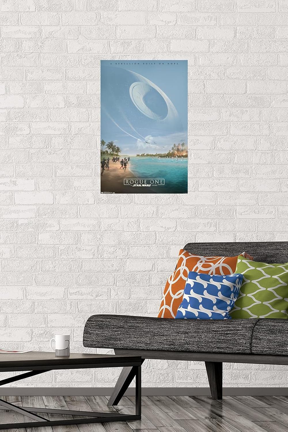 Trends International Star Wars Rogue One – Póster de pared Teaser, 14.725 x 22.375 pulgadas, versión premium sin marco