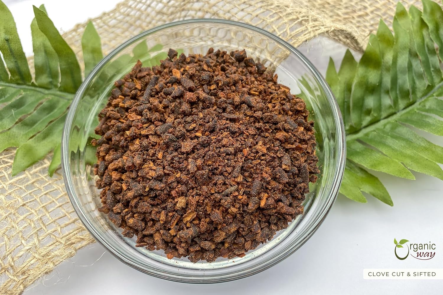 Organic Way Clavos seleccionados a mano cortados y tamizados (Syzygium aromaticum)  Añade sabor y aroma  Certificado orgánico y Kosher  Sin OMG y