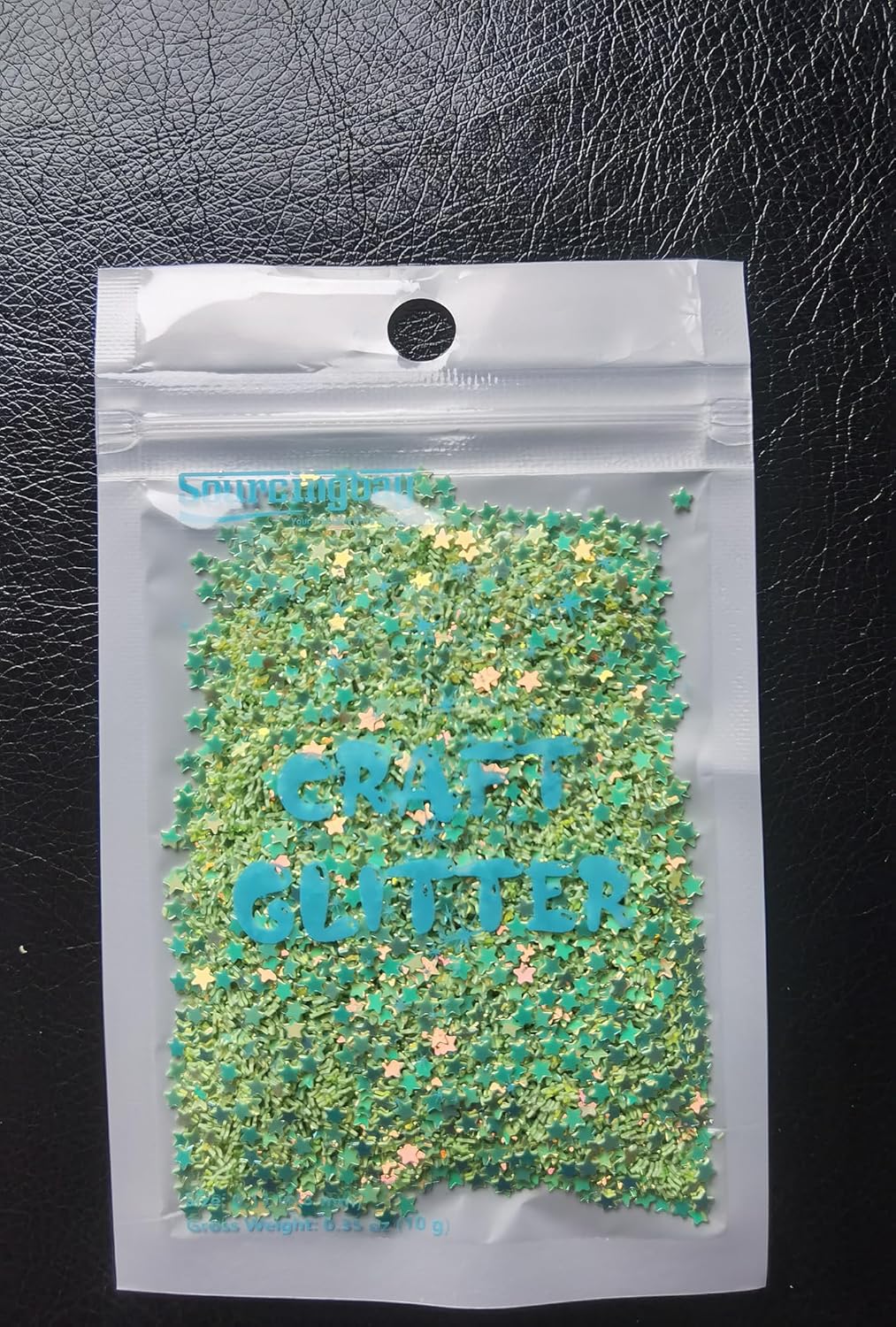 Art Craft – Brillantina, confeti de lentejuelas de estrella de 0.118 pulgadas para arte de uñas, suministros de limo, manualidades de resina,