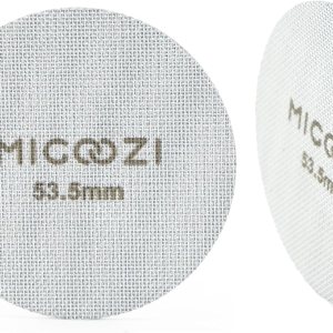 Pantalla de disco de café espresso de 2.106 in, reutilizable, 0.067 in de grosor, acero inoxidable de 100 m, placa de malla de filtro de café Pantalla de disco de café espresso de 2.106 in, reutilizable, 0.067 in de grosor, acero inoxidable de 100 m, placa de malla de filtro de café