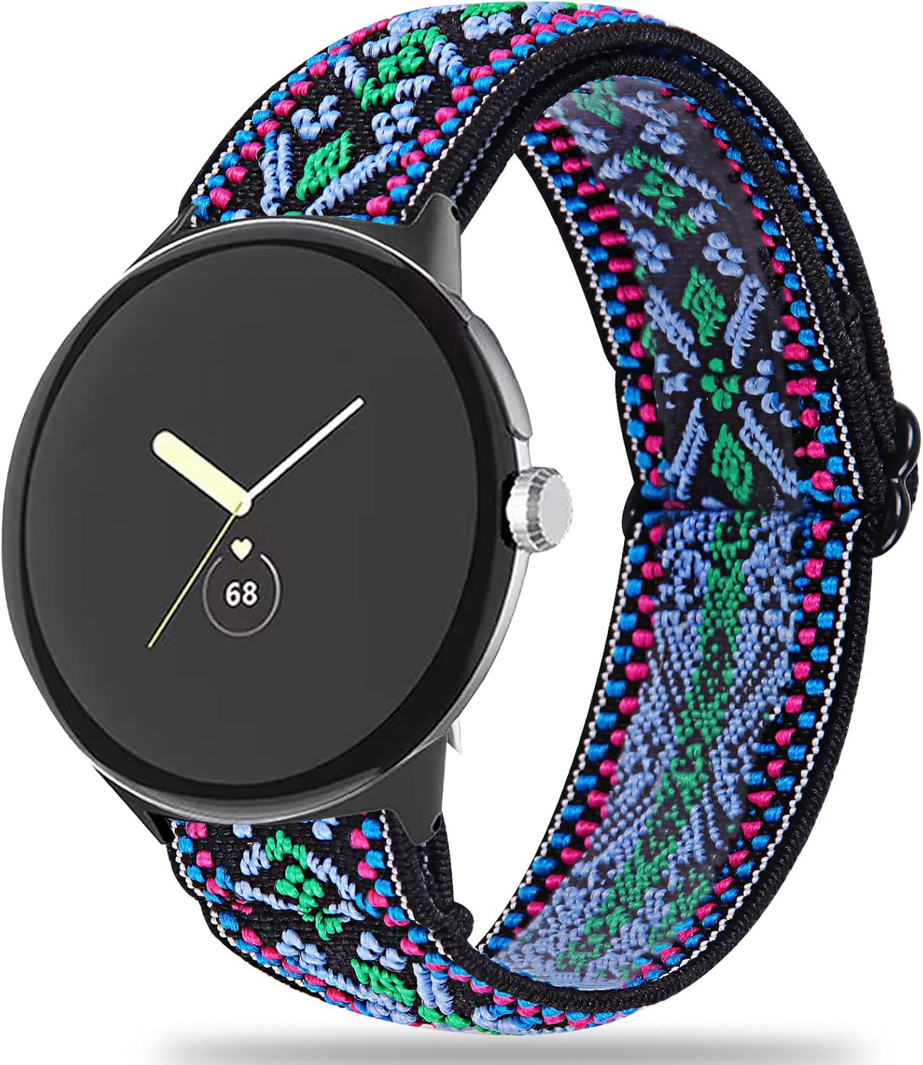 Miimall Compatible con Google Pixel Watch 2 (2023) Pixel Watch, correa de nailon elástica