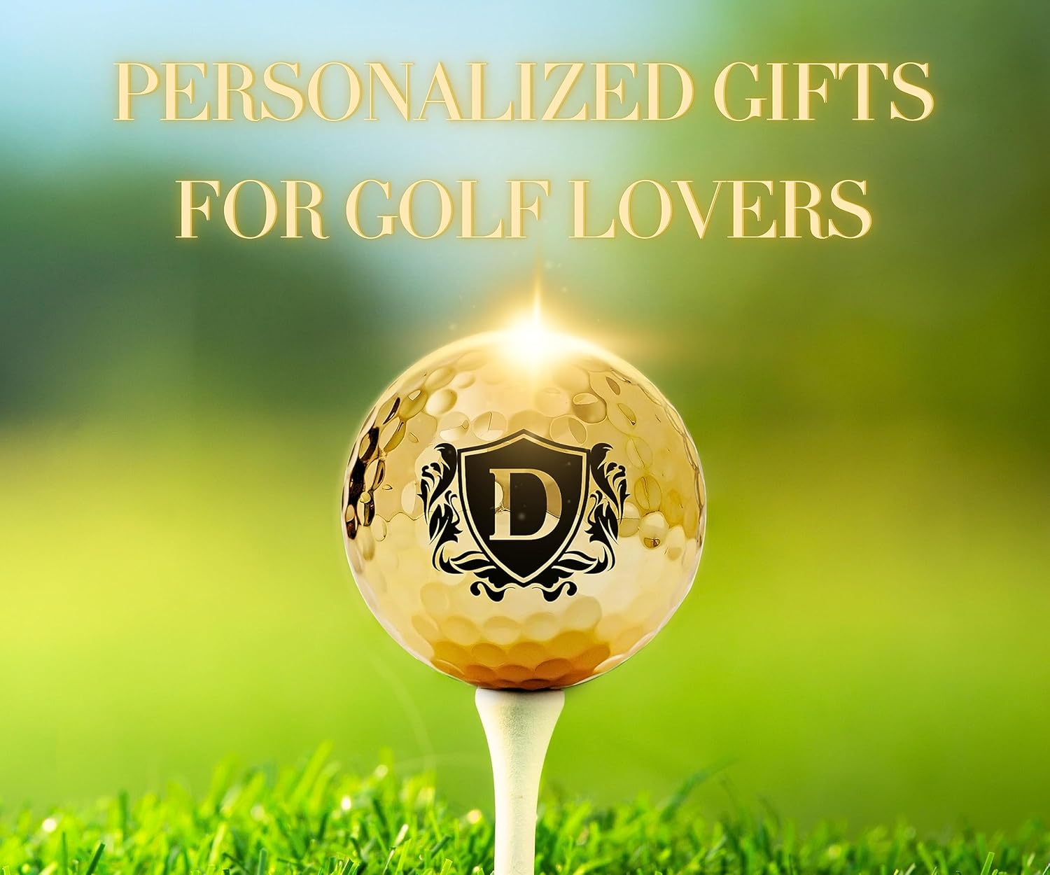 CybGene Regalos de golf únicos para hombres, pelotas de golf de colores personalizadas, accesorios geniales para golfistas, amantes del golf, para