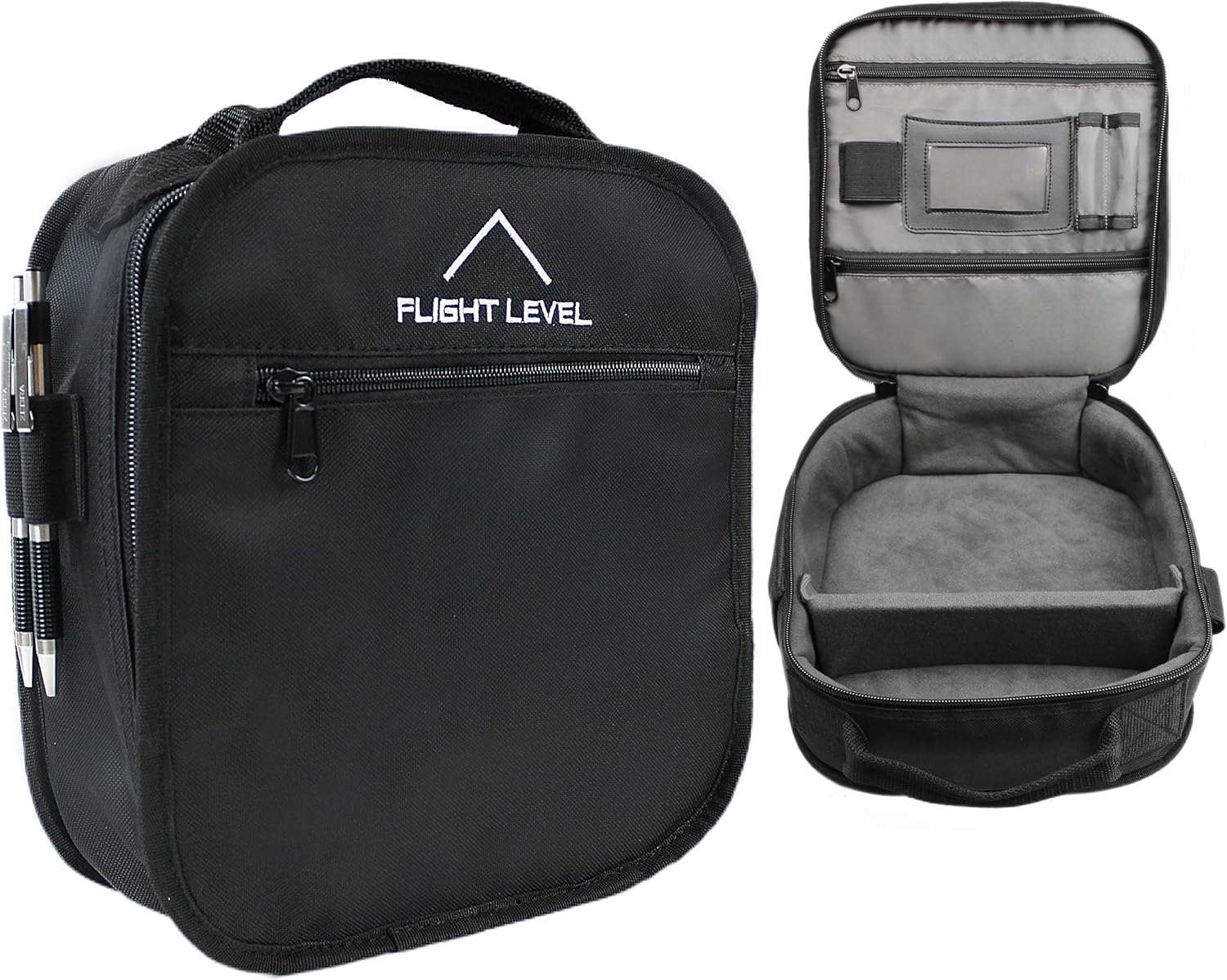 Flight Level Bolsa de auriculares piloto, bolsa de auriculares de aviación