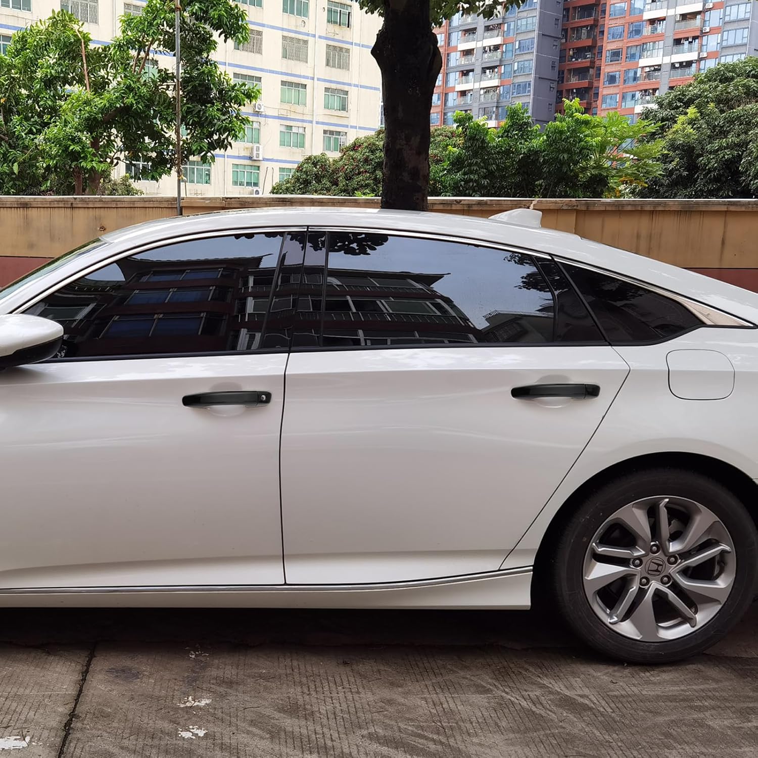 Cubierta para manija de puerta de automóvil compatible con Honda Accord 2018, 2019, 2020, 2021 y 2022, accesorios negros (sin agujeros de entrada