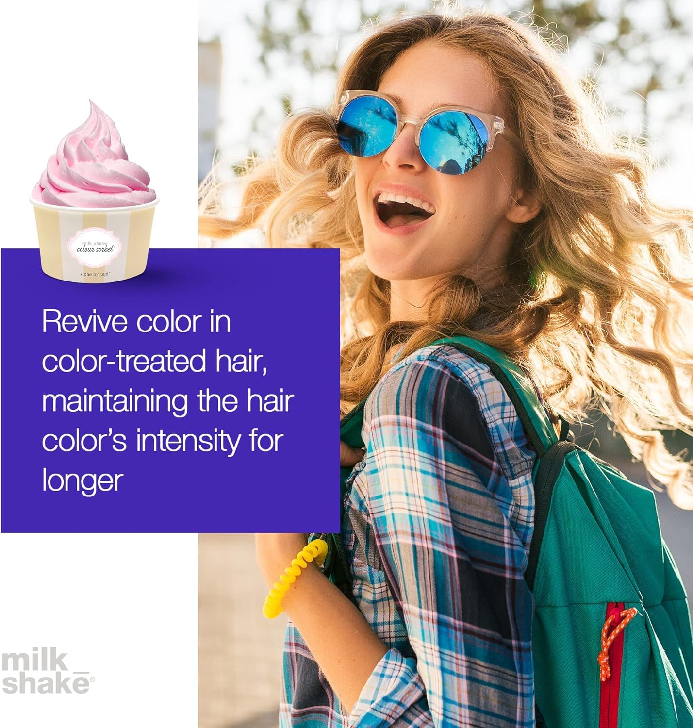 milk_shake Acondicionador de color crema batida sin enjuague – Proporciona un tono de color temporal para el cabello