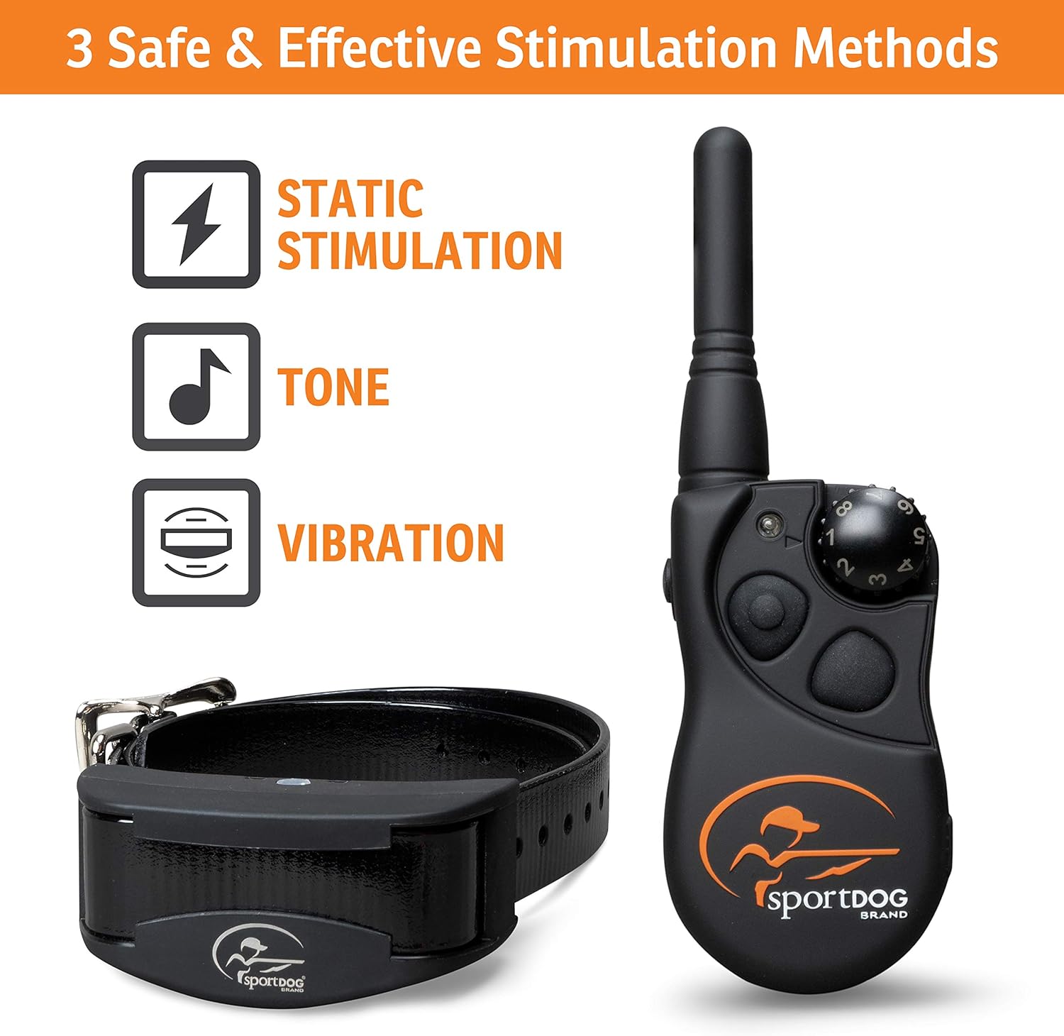 SportDOG Brand YardTrainer – Entrenadores remotos familiares  Collares de entrenamiento para perros recargables e impermeables con estática,