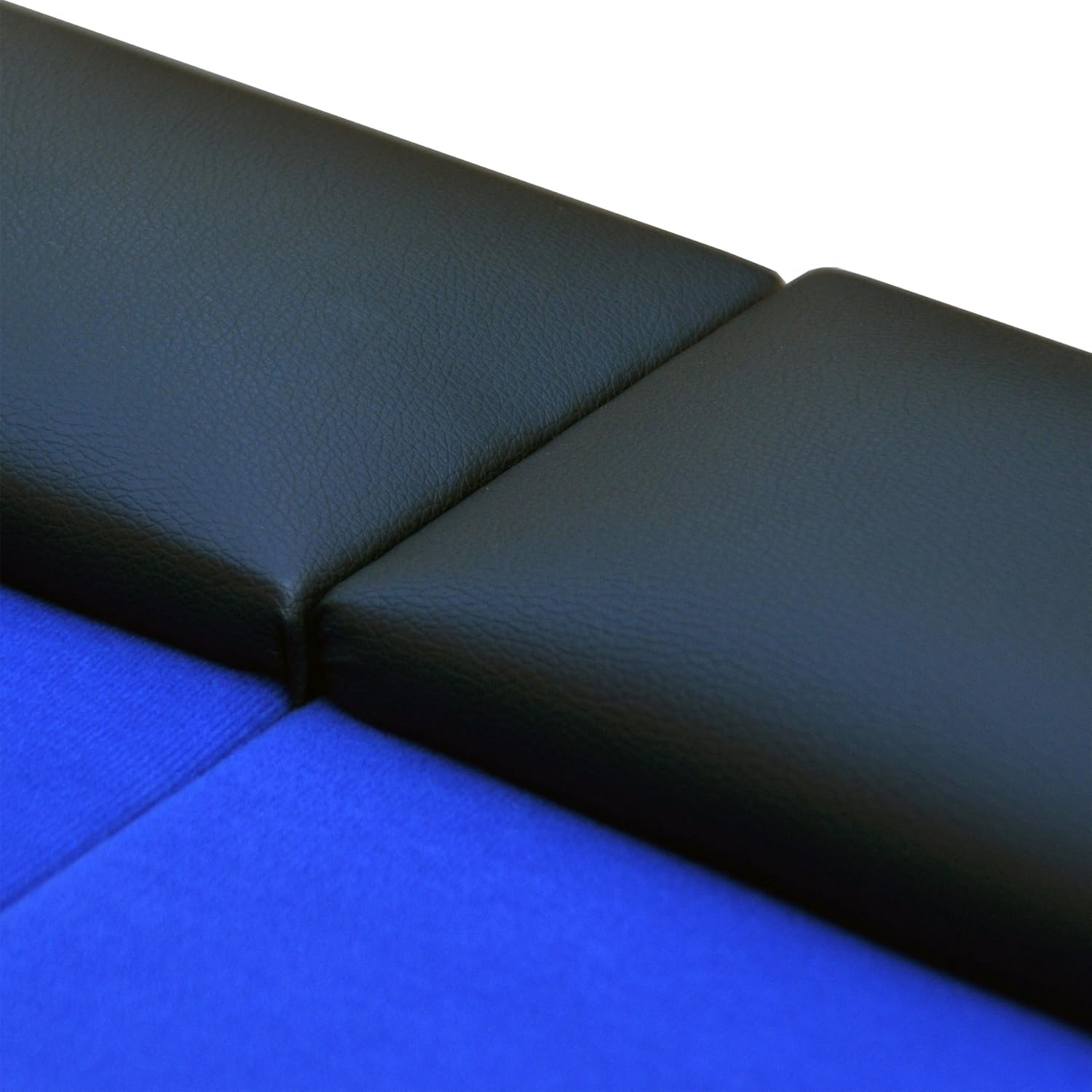 IDS Poker 73 Light Series – Mesa de póquer con rieles acolchados y patas plegables de fieltro, color azul