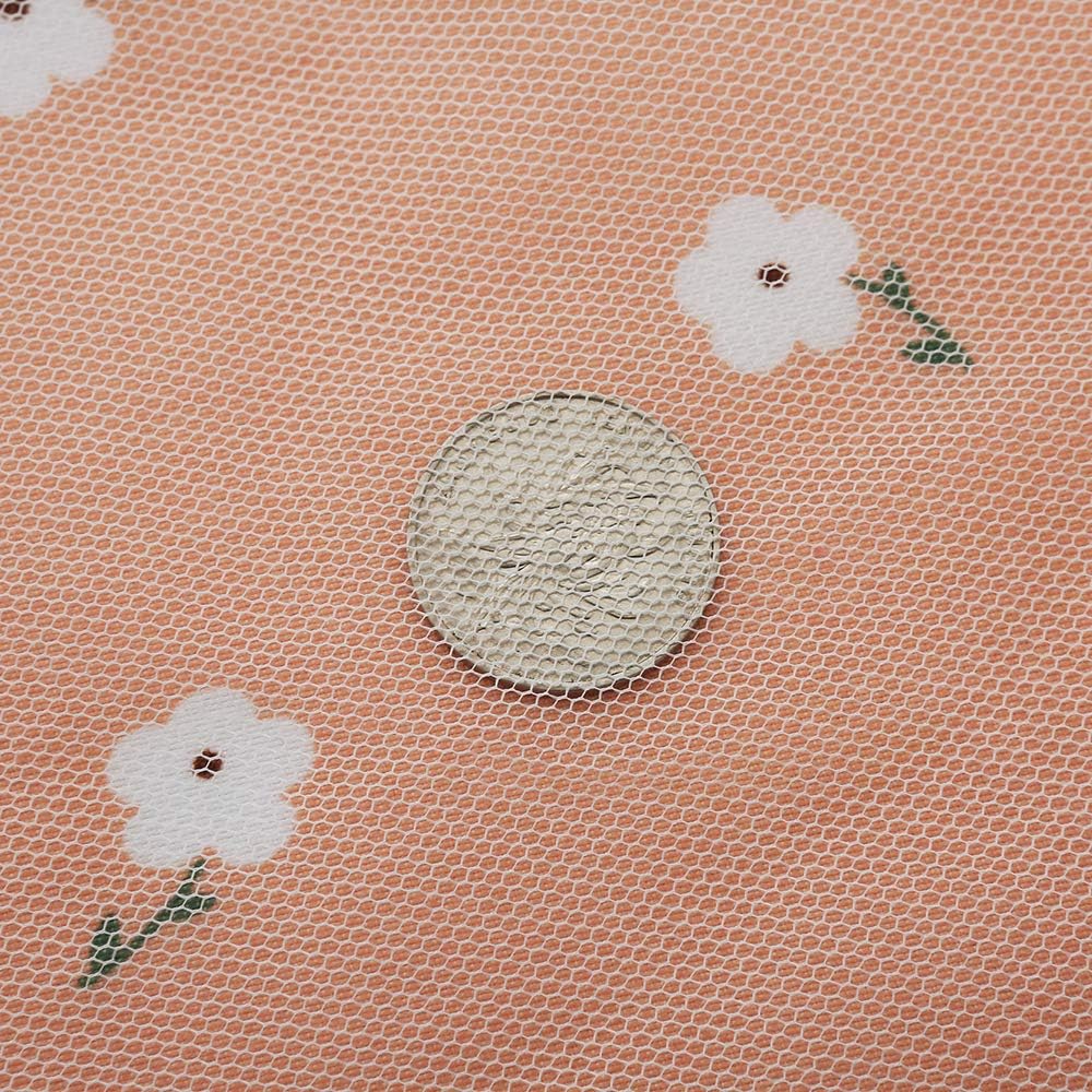 JQWUPUP Cortinas de cama con dosel, mosquitera de 4 esquinas con volantes princesas, dosel de cama para niñas y niños, cuna, decoración de