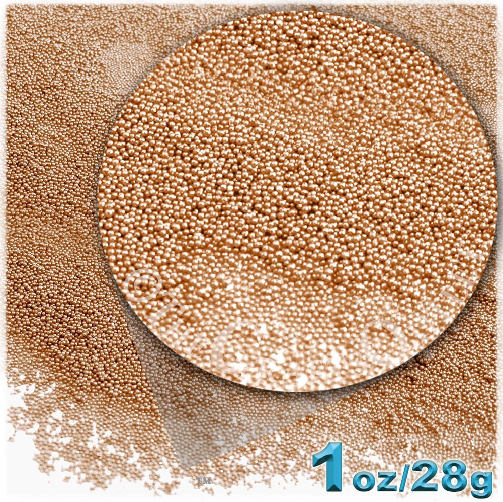 The Crafts Outlet Acabado Opaco, Vidrio, Microperlas 0.024 in, Ideal para Caviar, Perla Opaco