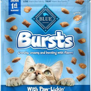 Blue Buffalo – Premios crujientes Bursts para gatos, de pollo, bolsa de 141 g Blue Buffalo – Premios crujientes Bursts para gatos, de pollo, bolsa de 141 g
