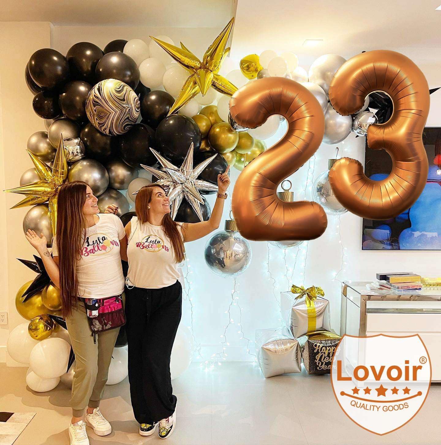 Globo naranja número 2 de 40 pulgadas, tamaño grande, de papel de aluminio de mylar de aluminio de Mylar de color amarillo azafrán para 2 tema