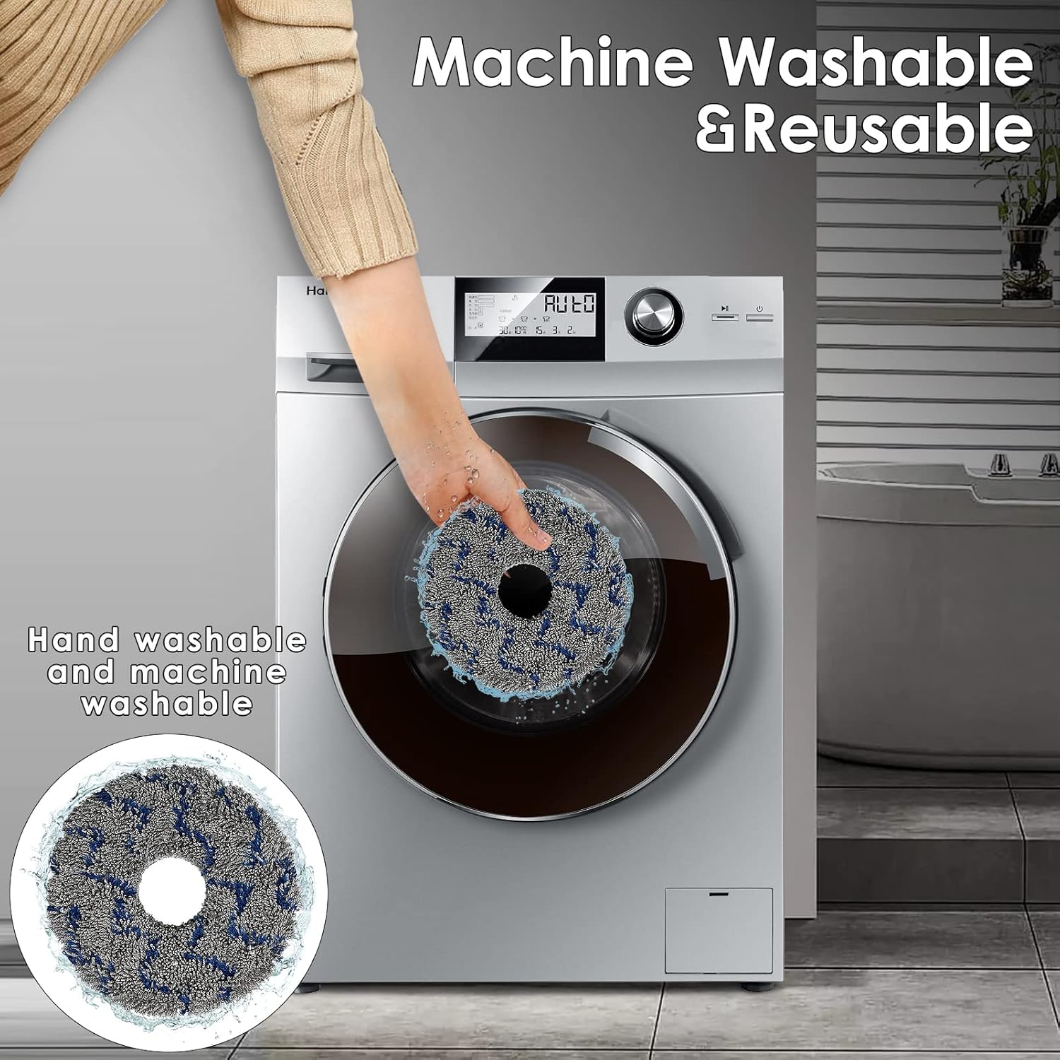 (10 almohadillas lavables y reutilizables para ECOVACS DEEBOT X1 Omni X1 PRO Omni X1 Turbo X1 PlusT10 Omni T10 Turbo, toallitas resistentes para