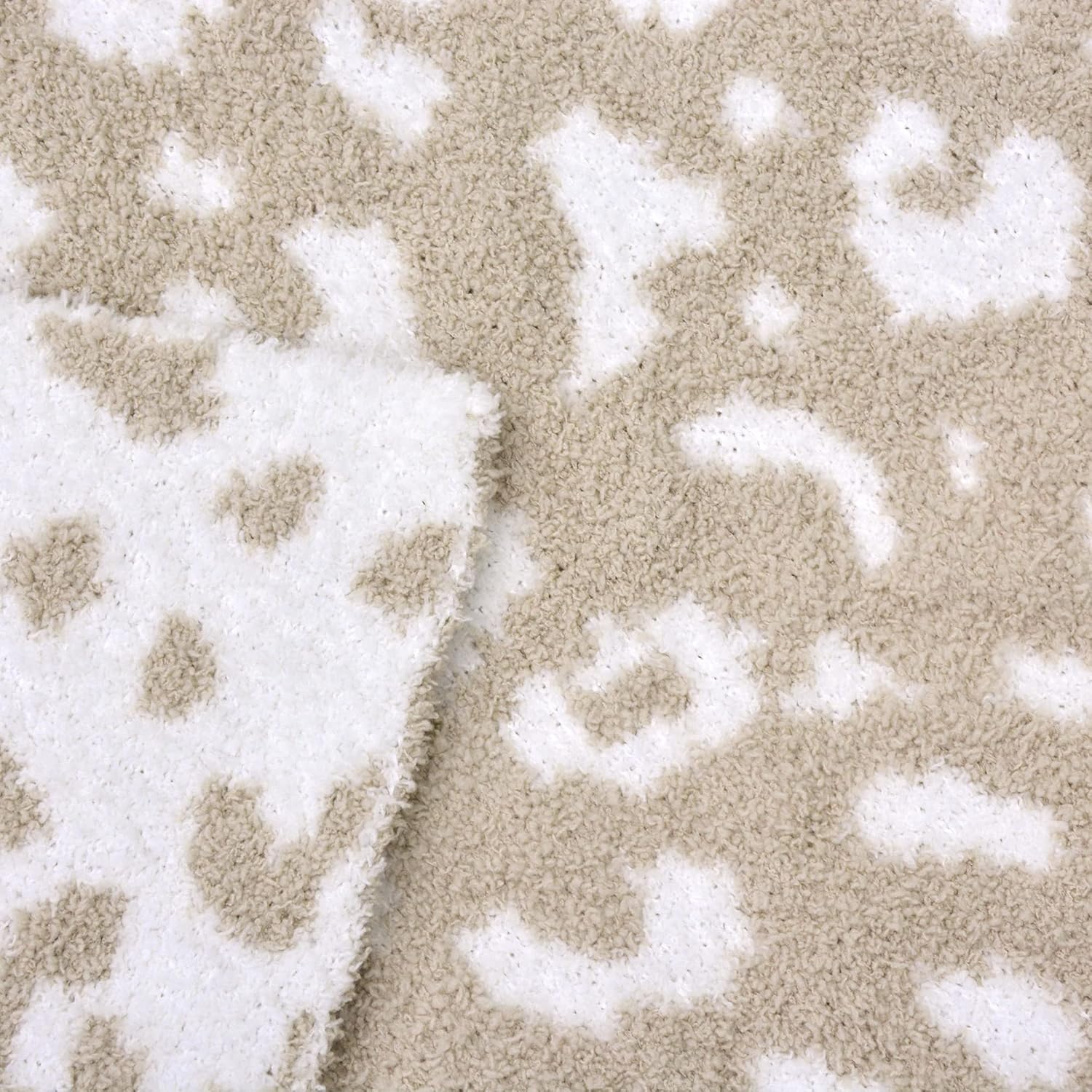 Manta suave para bebé, acogedora manta para recién nacido, leopardo, 30 x 40 pulgadas, guepardo beige