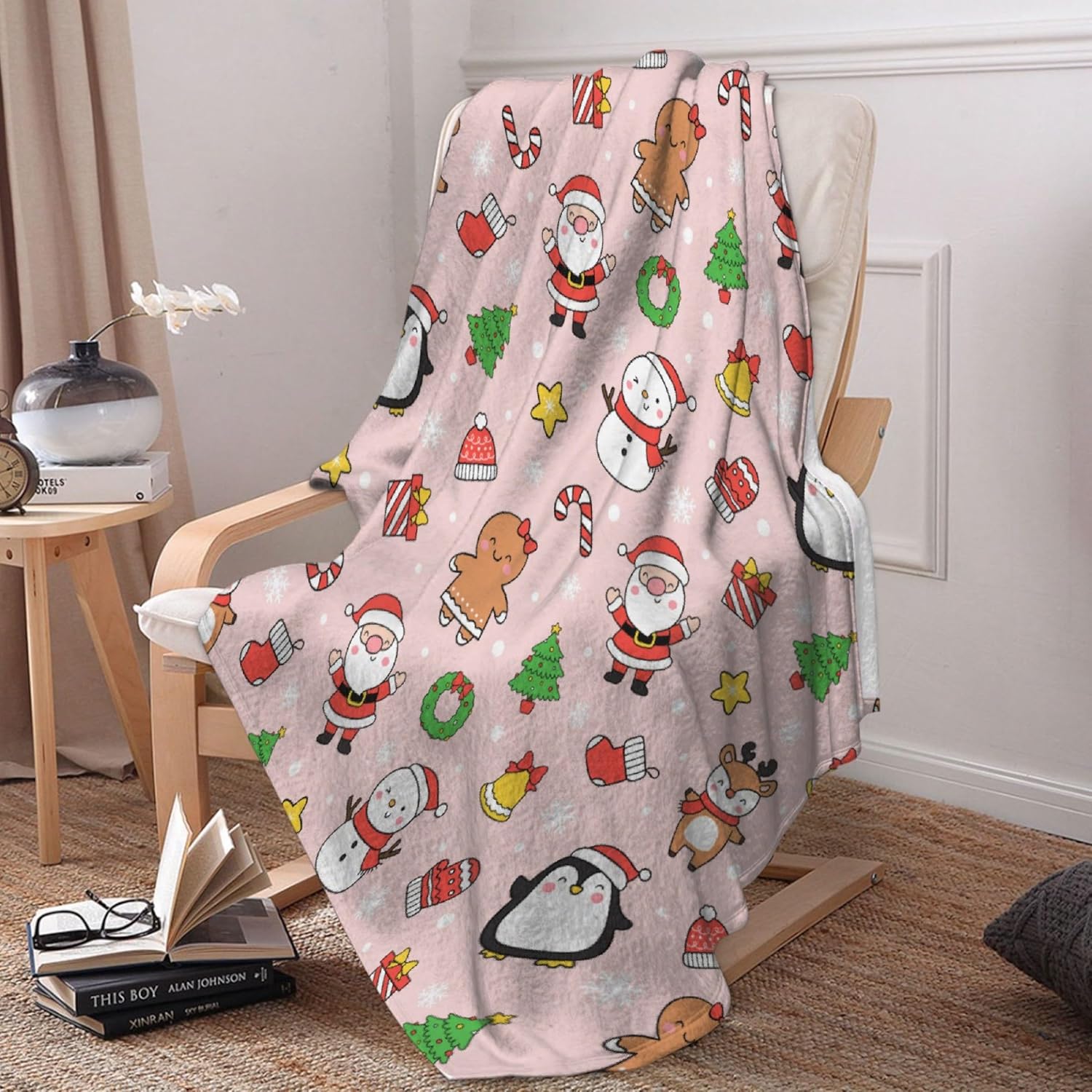 Regalos de manta de Navidad  Regalos de manta de Navidad  Manta de decoración de Navidad para sofá, cama, salas de estar  Manta de Navidad regalos