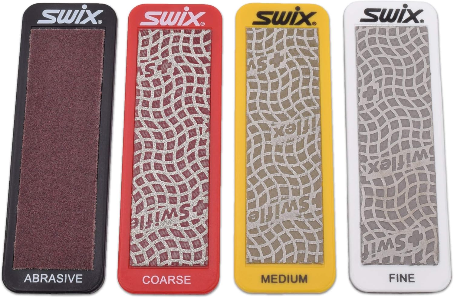 RaceWax Kit de bordes múltiples 3.150 in – Cuatro piedras de diamante para base de esquí y afinación lateral – Gummi y más – (ZL-7040)