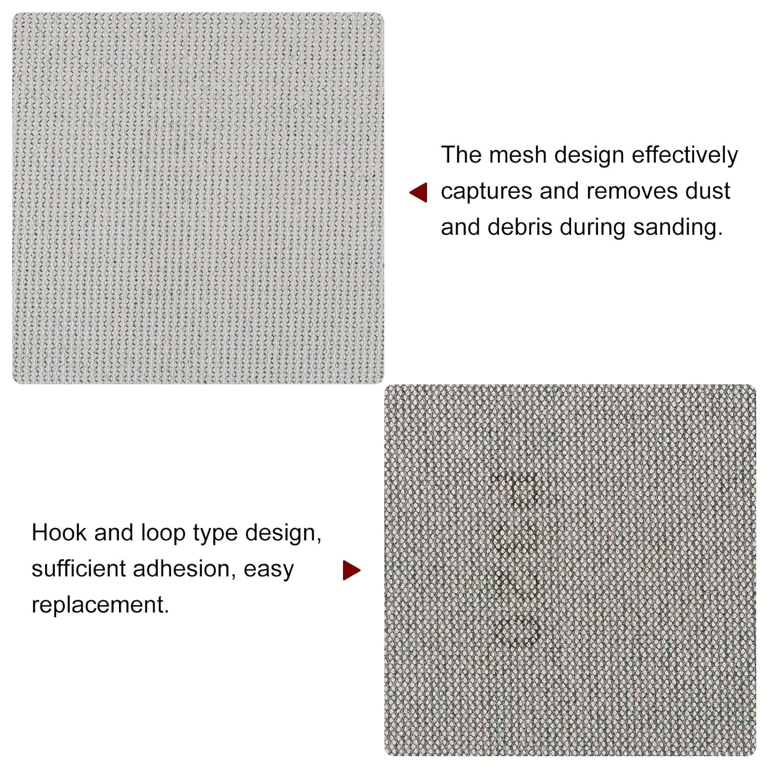 10 hojas de pantalla de lijado de malla de 320 granos de 3 x 4 pulgadas, papel de lija húmedo o seco, almohadillas abrasivas sin polvo para paneles
