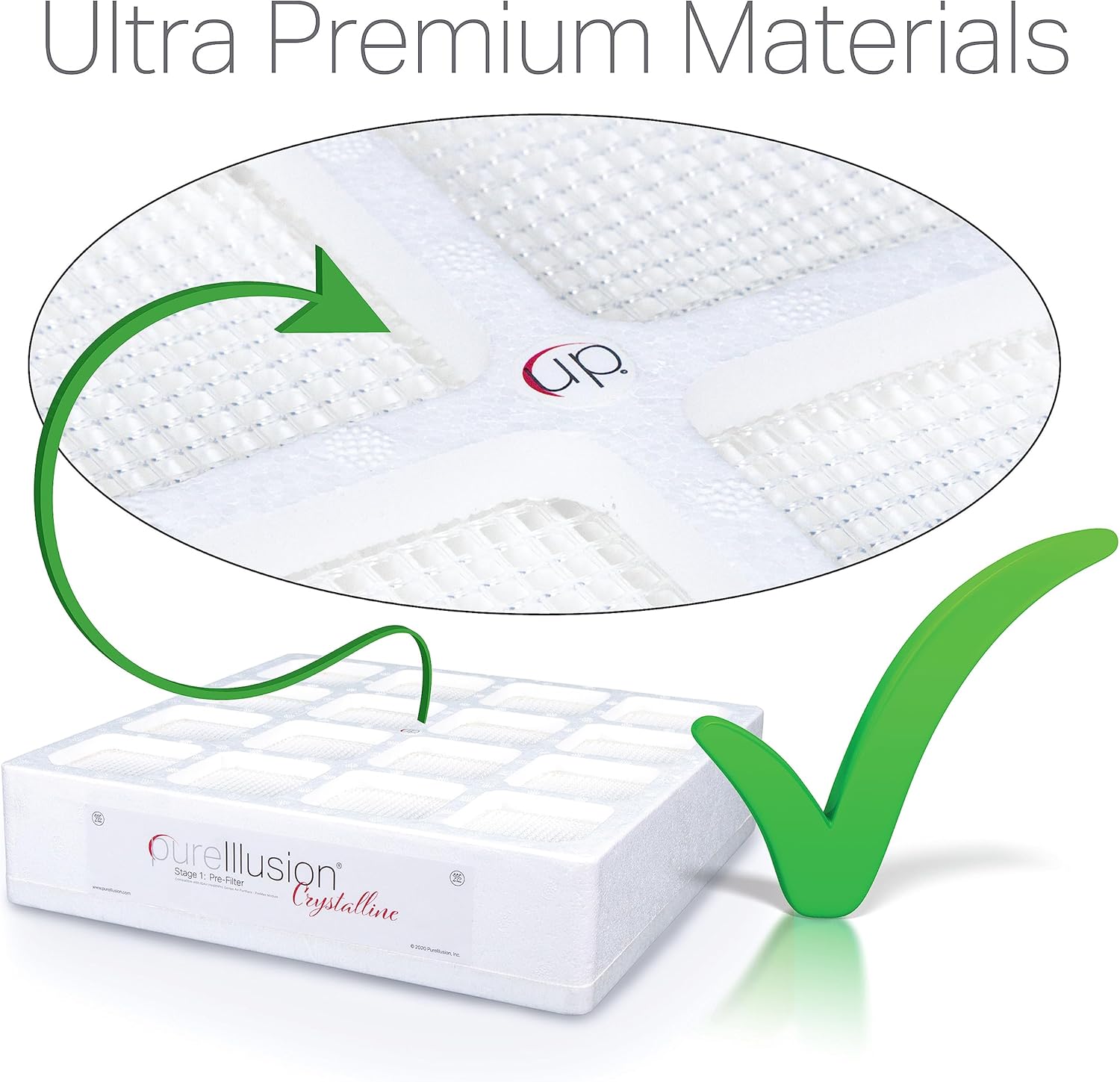 PureIllusion – Prefiltro científicamente probado para purificador de aire de la serie IQAir HealthPro, filtro ultra premium para módulo PreMax,