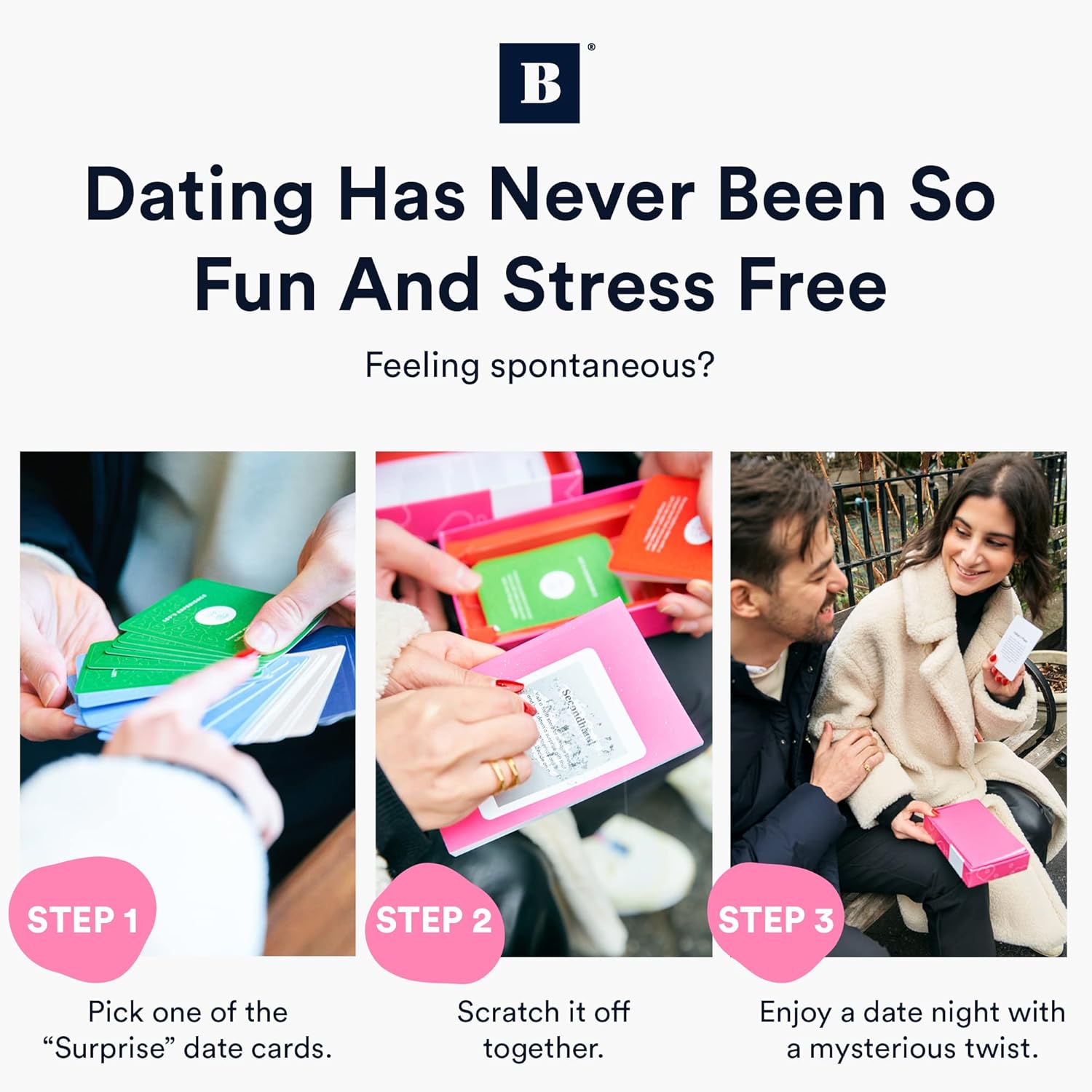 BestSelf It’s A Date – 52 ideas memorables de citas para parejas – Un divertido juego de cartas de cita nocturna para agregar a tu colección de