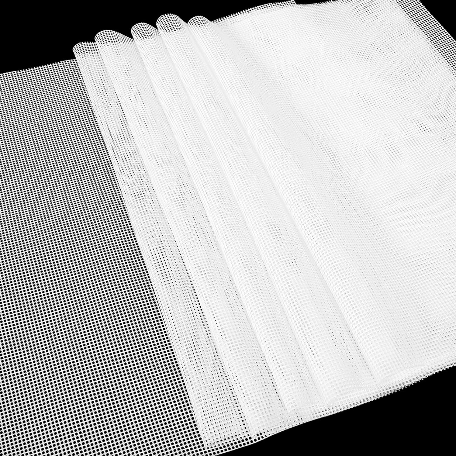 Paquete de 6 hojas de deshidratador de silicona (14 x 21 pulgadas), alfombrilla de malla de silicona antiadherente de alta calidad para