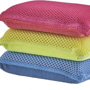 Miracle – Esponjas de microfibra para cocina, antiarañazos, limpieza multiusos de platos, sartenes y encimeras, lavable a máquina, paquete de 3 Miracle – Esponjas de microfibra para cocina, antiarañazos, limpieza multiusos de platos, sartenes y encimeras, lavable a máquina, paquete de 3