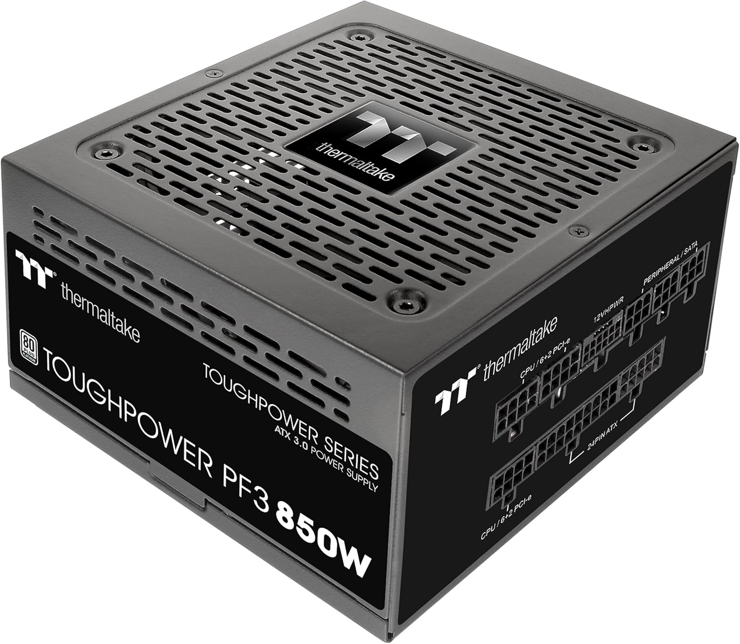 Thermaltake Toughpower PF3 ATX 3.0 850W 80+ Platinum Full Modular SLICrossfire Ready Fuente de alimentación conector PCIe 5.0 12VHPWR incluido 10