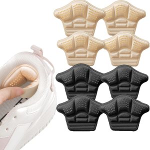 Insertos de cojín en la parte posterior del talón, 8 almohadillas de agarre para botas, zapatos sueltos demasiado grandes, almohadilla de zapatos Insertos de cojín en la parte posterior del talón, 8 almohadillas de agarre para botas, zapatos sueltos demasiado grandes, almohadilla de zapatos