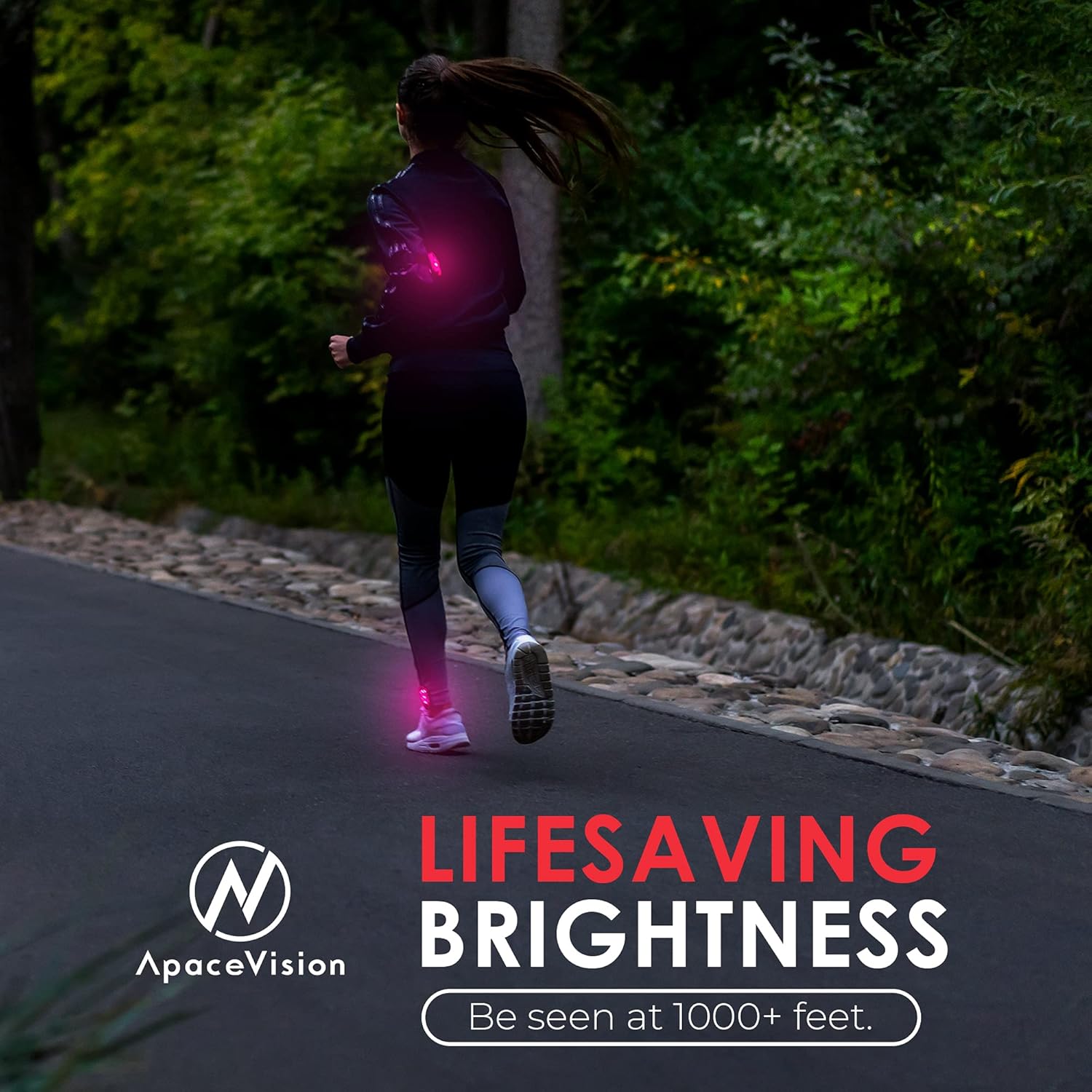 Luz LED de seguridad (2unidades) + Bonos gratis  Clip de luces de luz estroboscópica corriente para corredores, Perros, bicicleta, caminata los