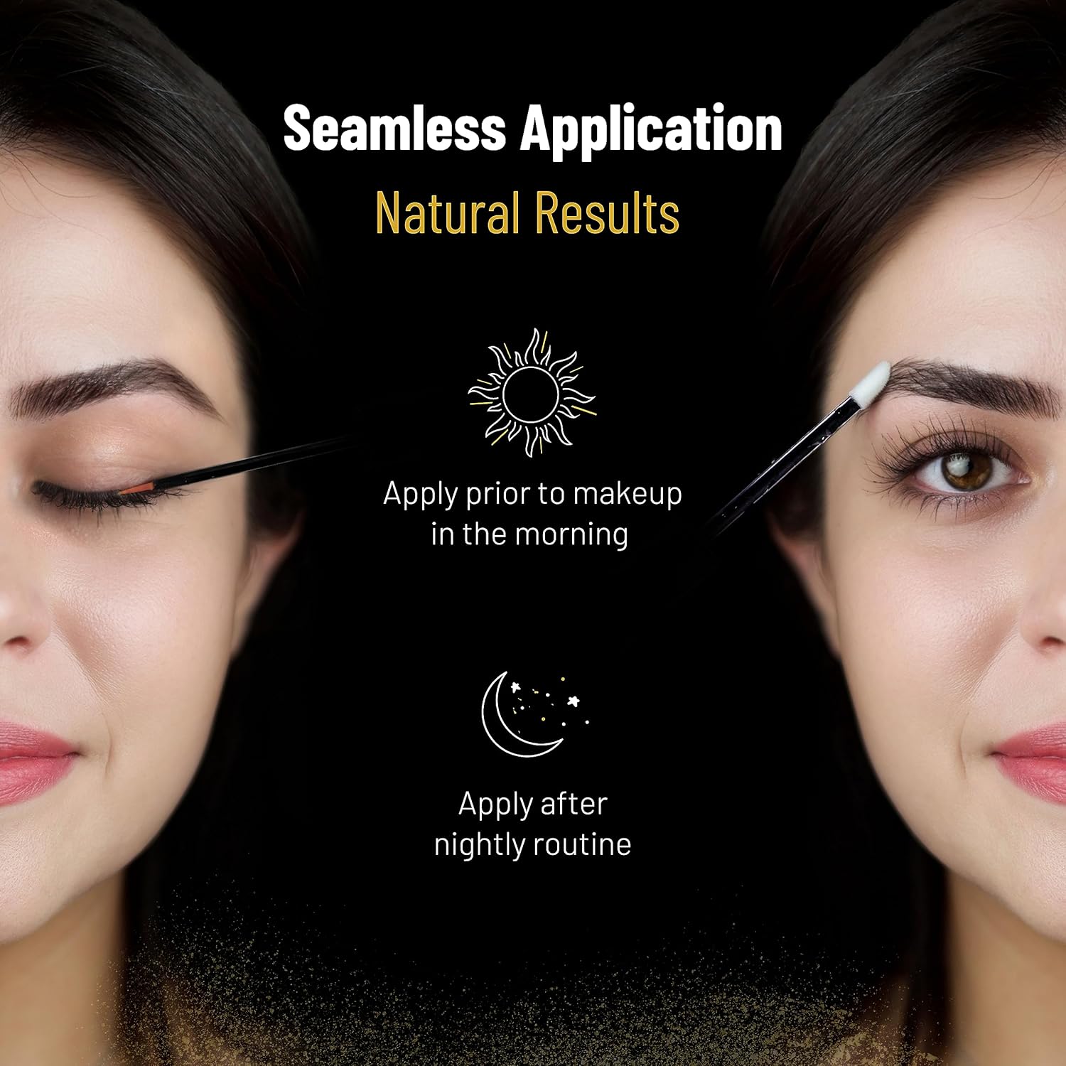 Azeze Set de suero para el crecimiento de pestañas y cejas, suero para cejas y pestañas para crecimiento y grosor de pestañas y cejas
