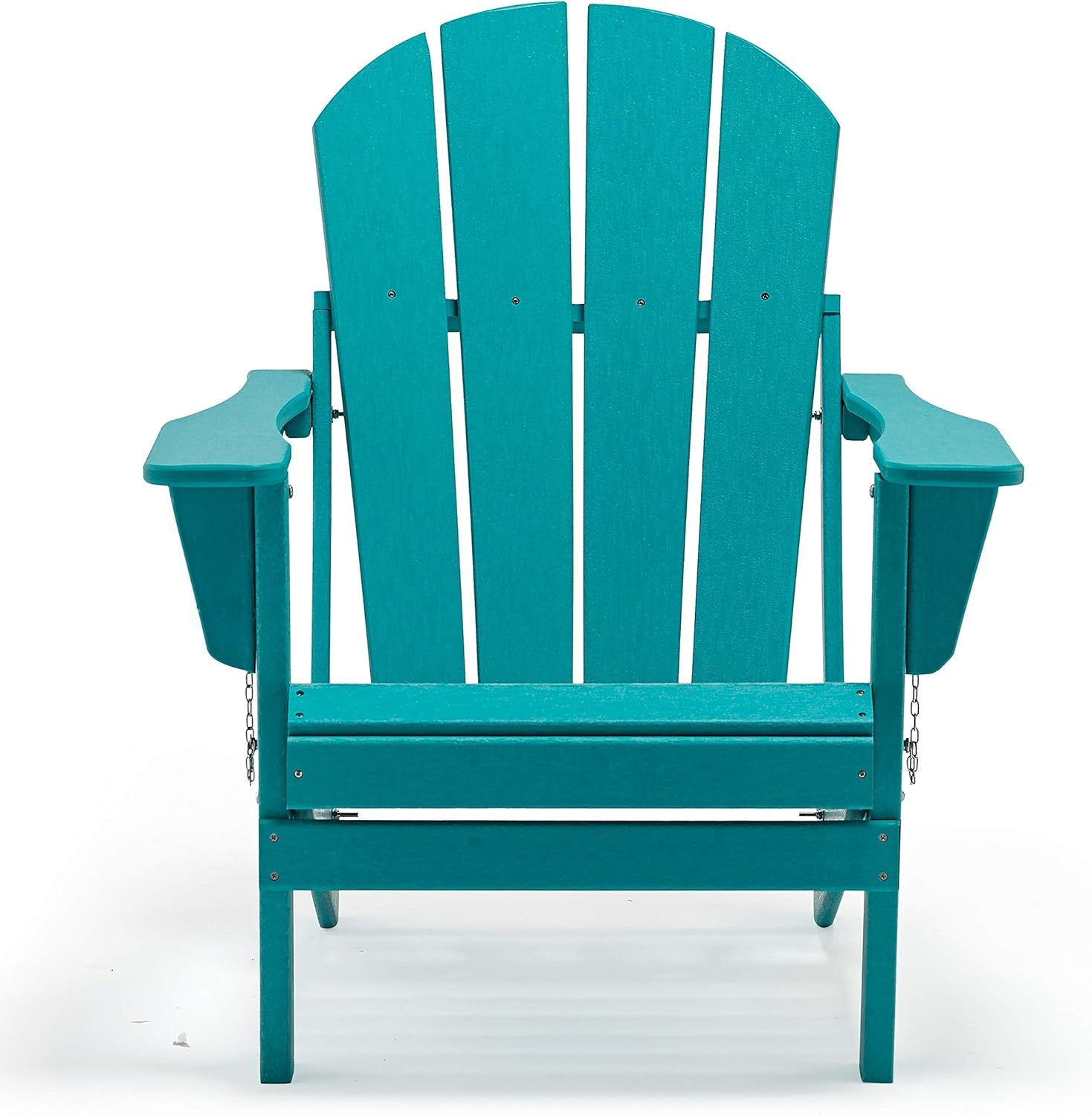WO Home Furniture Adirondack – Tumbona plegable para fogatas, playa, balcón, patio trasero, césped, patio, piscina, terraza, jardín (turquesa)