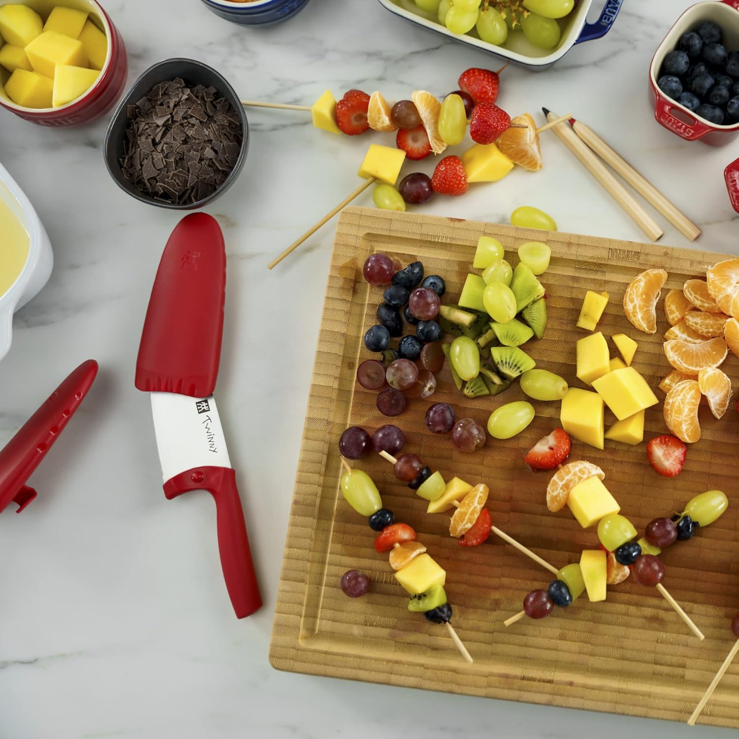 ZWILLING TWINNY – Cuchillo de chef para niños, color rojo