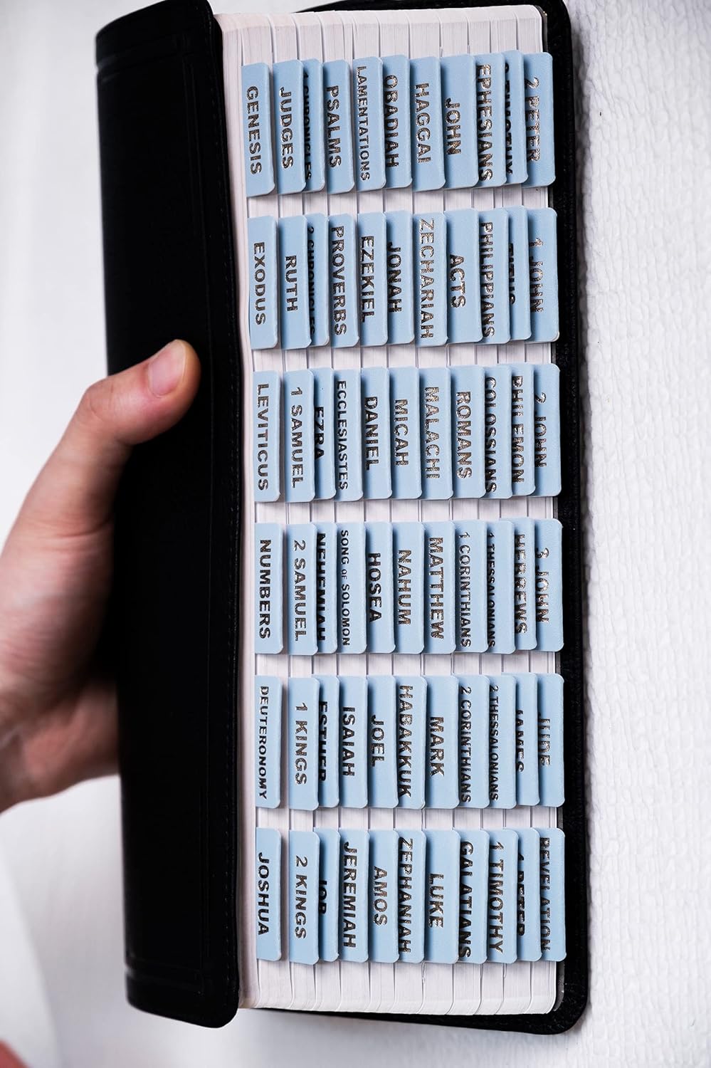 Pestañas de cuero para la Biblia, pestañas de la Biblia para mujeres y hombres, pestañas de la Biblia para Biblia de estudio, 80 pestañas de índice