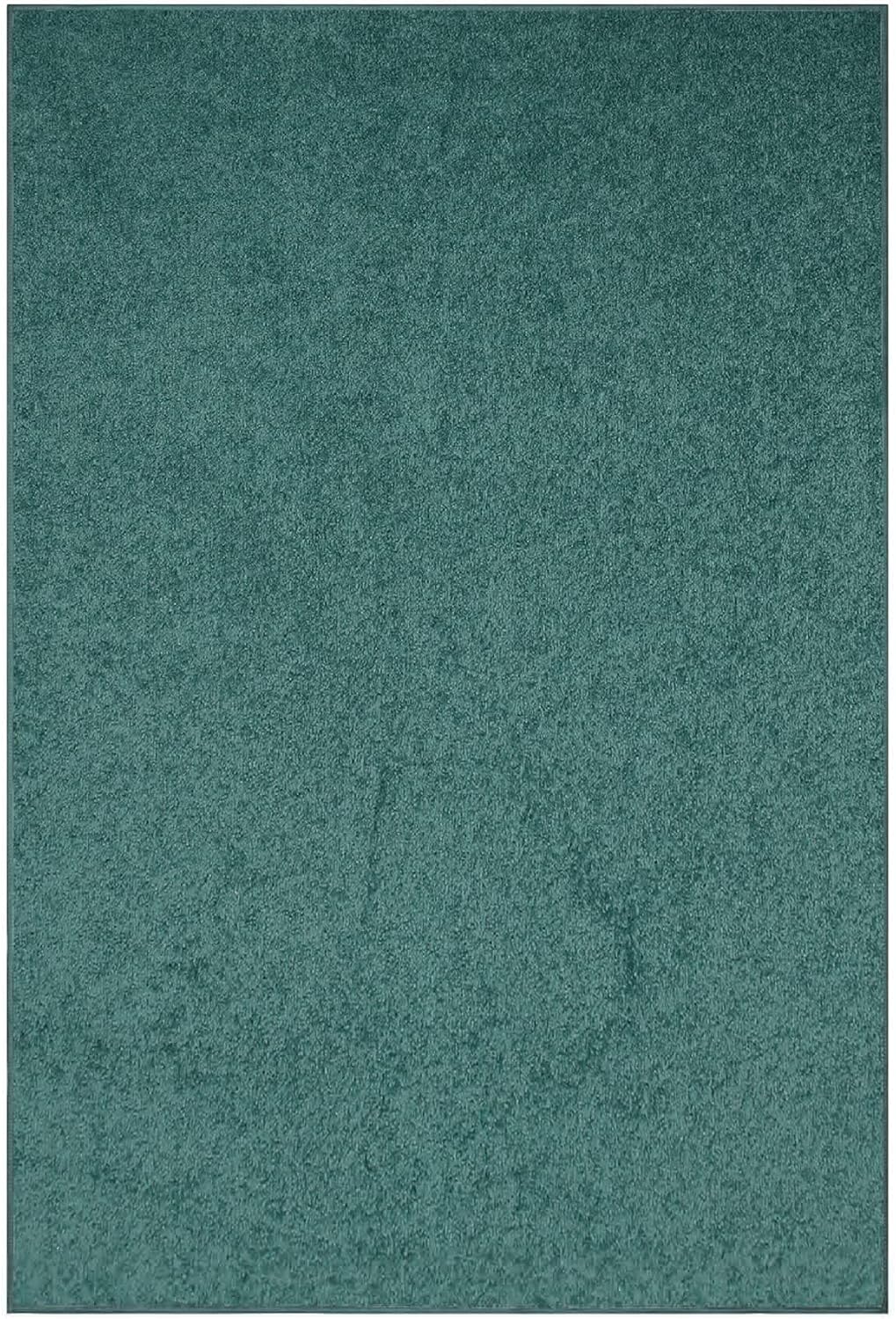 Alfombra moderna de felpa de color liso, 4 x 6 pies, apta para mascotas y niños, fabricada en Estados Unidos, rectangular, ideal para niños,
