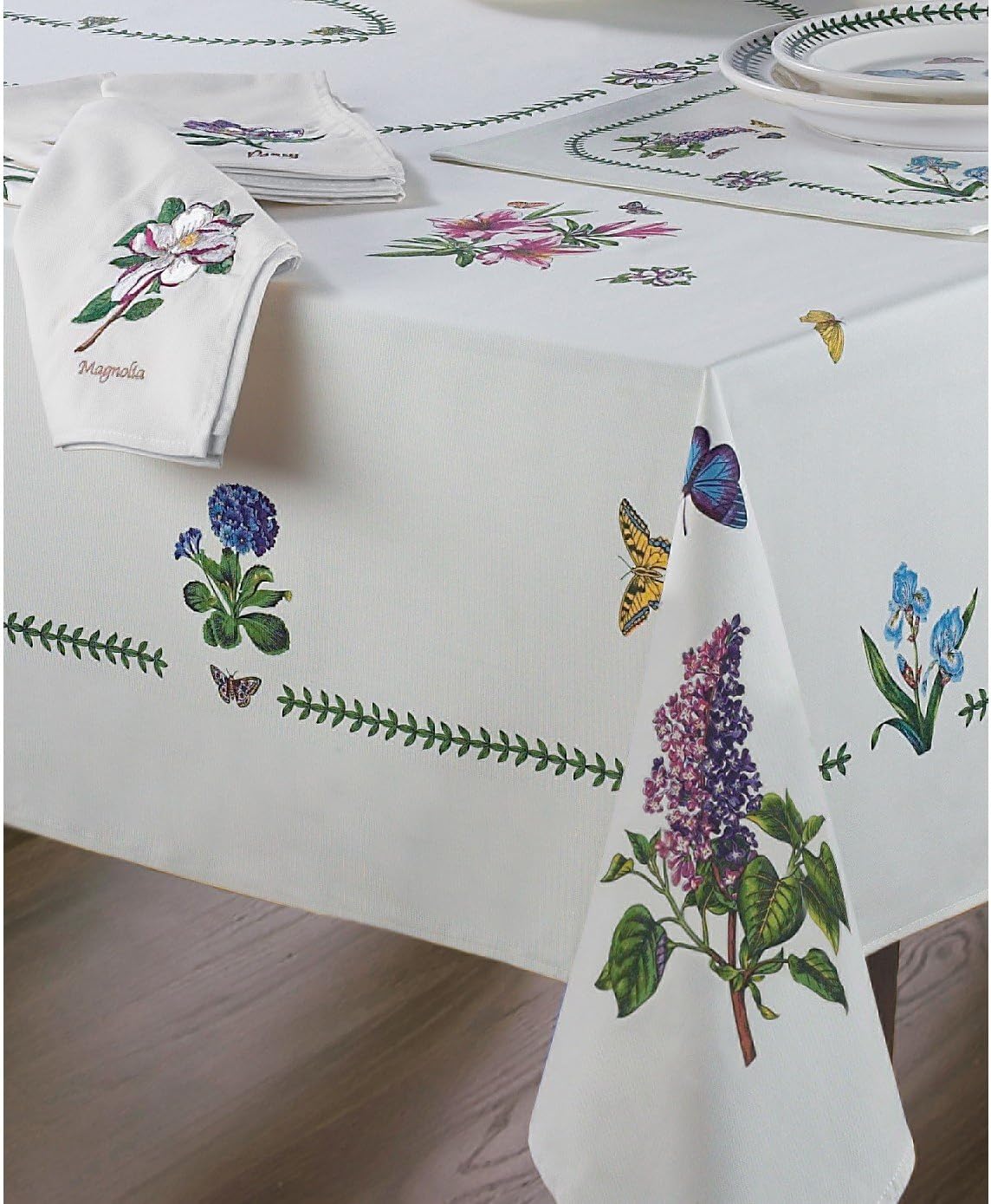 Portmeirion Avanti Linens Botanic Garden – Mantel (23.6 x 47.2 in), color marfil