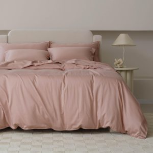 Juego de funda de edredón de algodón Tencel, ganador del premio Good Housekeeping Award, funda de edredón de lujo, tamaño Queen, suave, juego de Juego de funda de edredón de algodón Tencel, ganador del premio Good Housekeeping Award, funda de edredón de lujo, tamaño Queen, suave, juego de