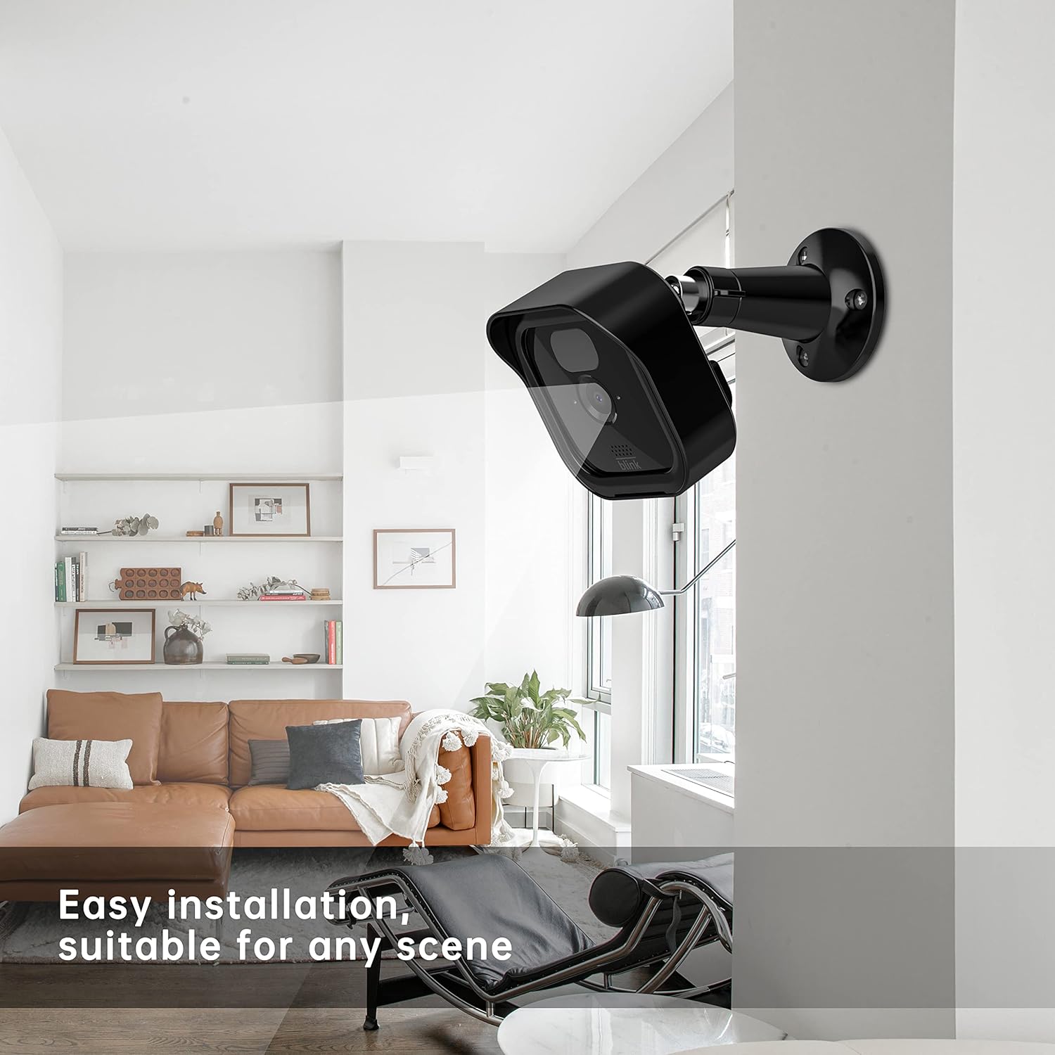 Paquete de 2 soportes de pared Blink para cámara Blink para exteriores e interiores, montaje ajustable de 360 y carcasa protectora a prueba de clima