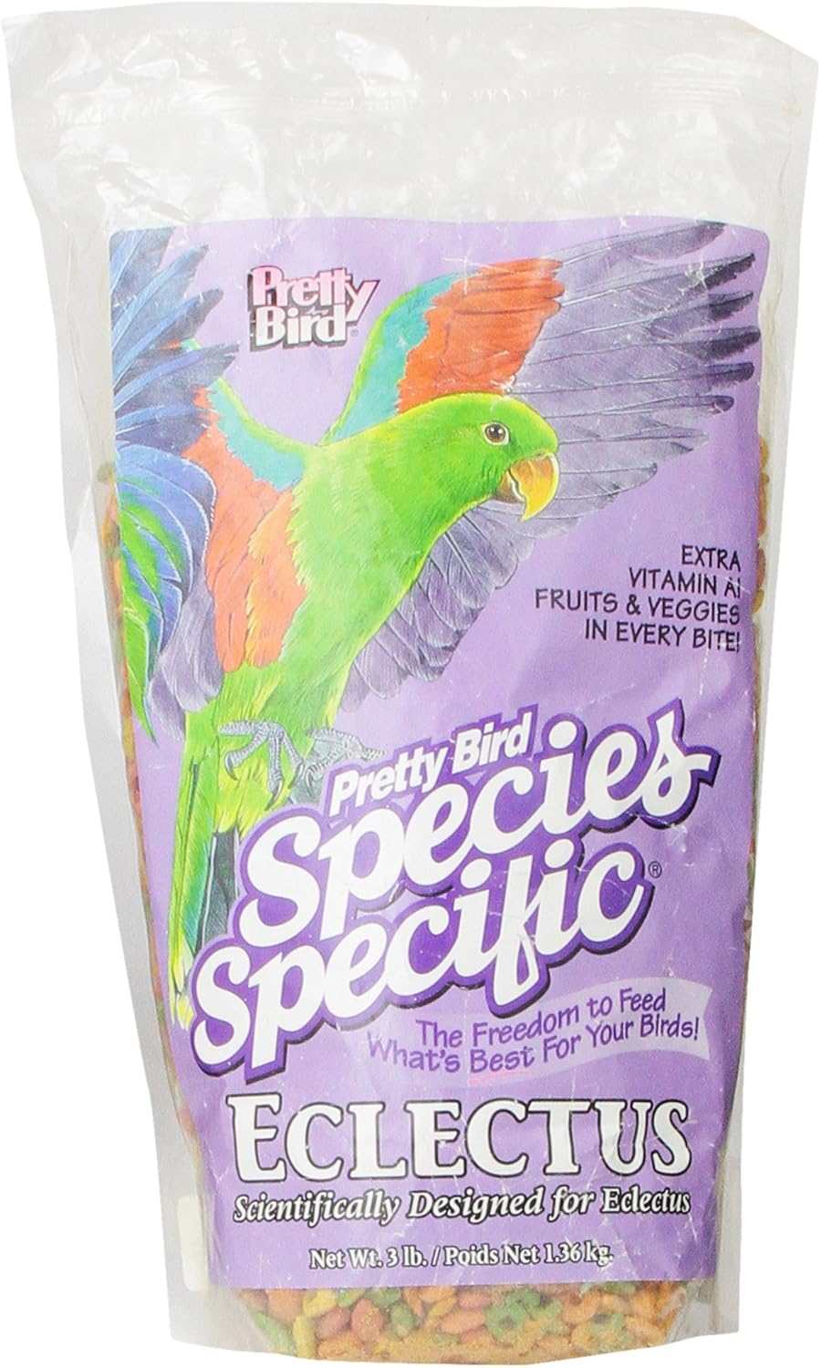 Pretty Bird International Bpb73318 Especies Especies Especiales Especiales Eclectus – Alimento para aves, 3 libras