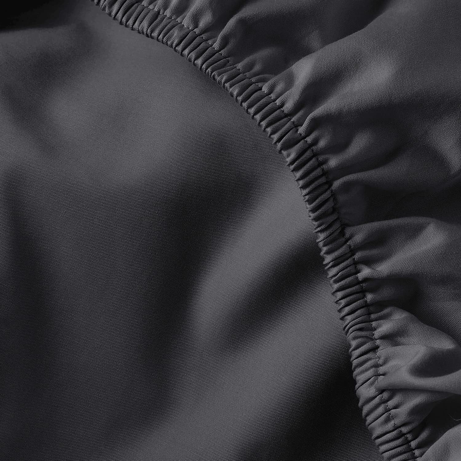 Boston Linen Co. Sábana bajera de microfibra de alta calidad de 1800 hilos, resistente al encogimiento y a la decoloración hasta 15 pulgadas, sábana