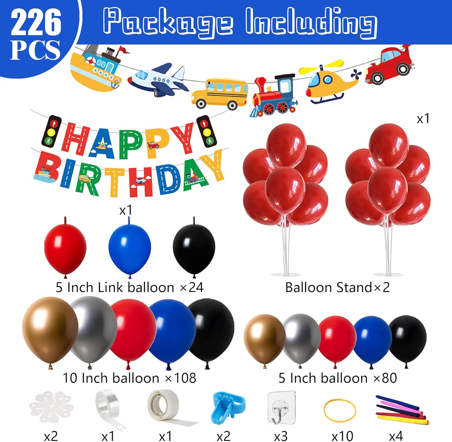 Suministros para fiesta de cumpleaños de coche de carreras decoración de primer cumpleaños para niños o niñas con casco de motor, globo de