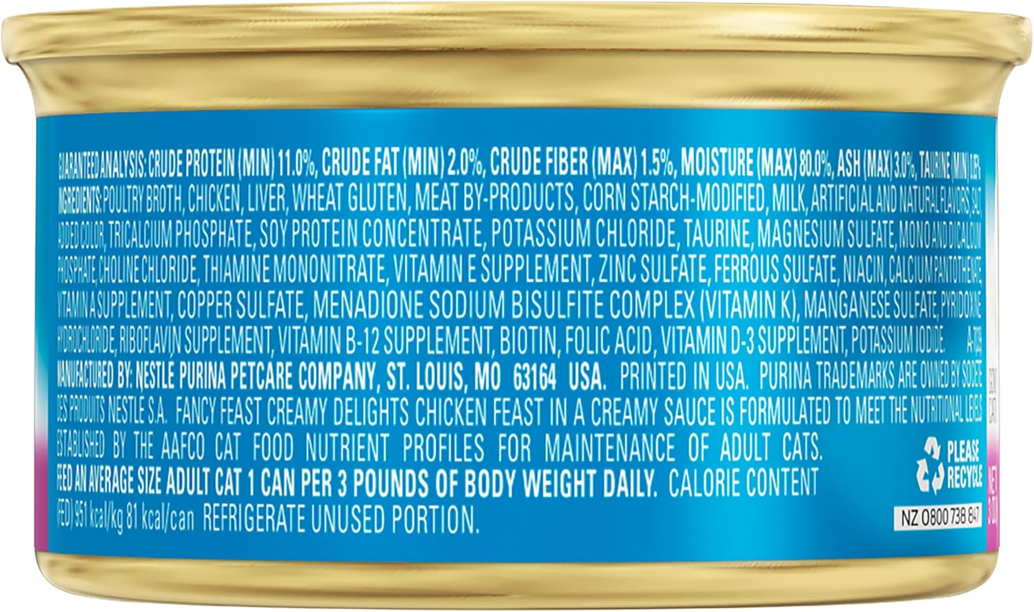 PURINA Fancy Feast Creamy Delights – Paquete variado de alimentos húmedos para gatos (3 onzas (paquete de 12), paquete variado