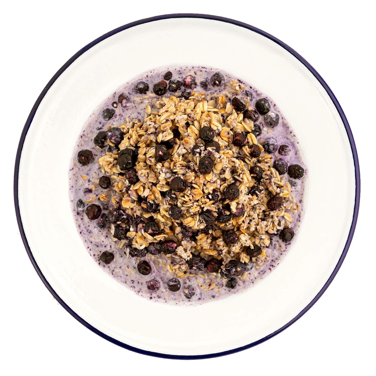 Mountain House Granola liofilizada con leche y arándanos #10 Caza de latas, camping, mochilero, alimentos respaldados por una garantía de sabor de