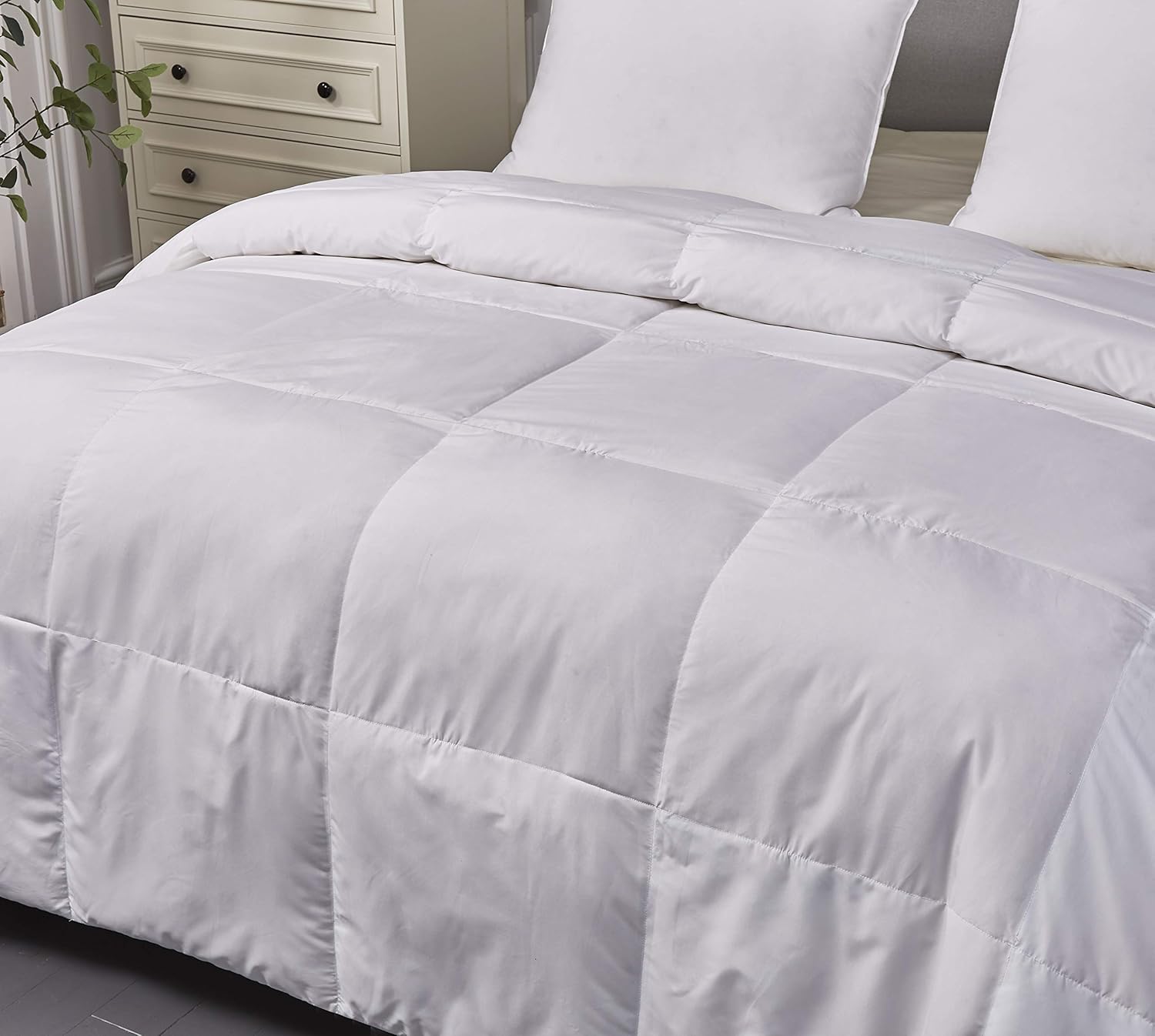 Blue Ridge Home Fashions – Edredón de fibra de plumas naturales de microfibra