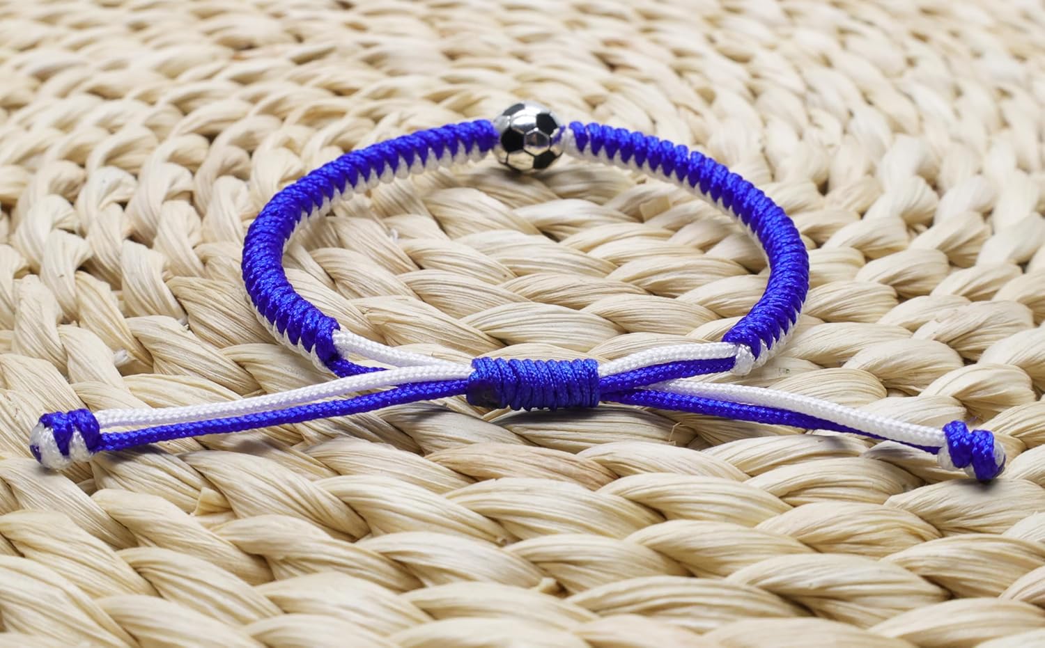 MANYC Soccer Bracelets for Men Women and Kids – Stylish Accessories for Soccer Fans Team Spirit Gifts For boys Girls 8-12 and Game Decor (Blue 2PCS)