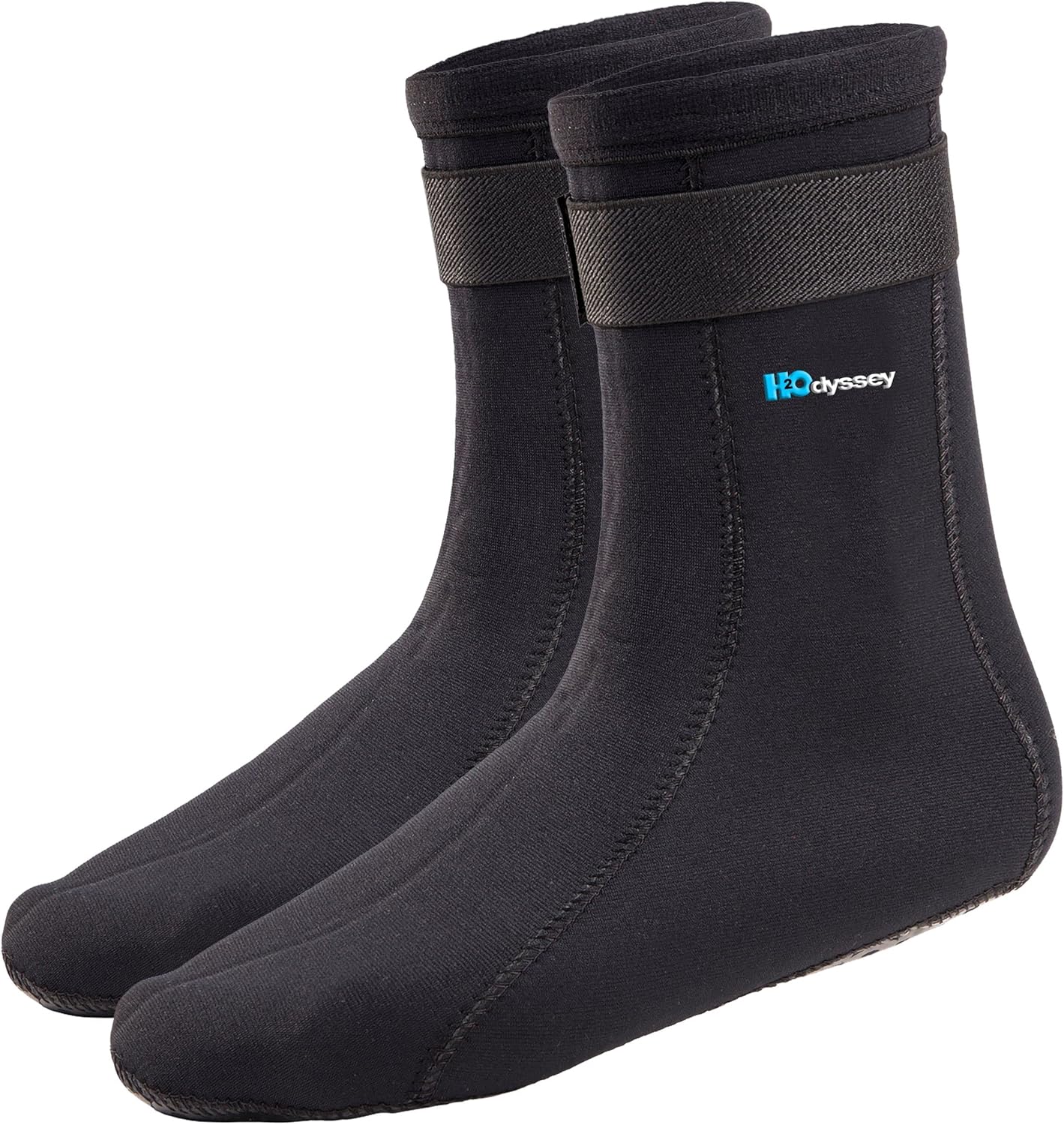 H2ODYSSEY Calcetines de buceo de neopreno de 0.197in – Calcetines de agua con tobillo alto para una protección extendida