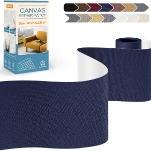 KING MOUNTAIN Cinta de reparación de lona, parche para equipos para exteriores, 4 x 63 pulgadas, impermeable, autoadhesiva para reparar cubiertas de KING MOUNTAIN Cinta de reparación de lona, parche para equipos para exteriores, 4 x 63 pulgadas, impermeable, autoadhesiva para reparar cubiertas de